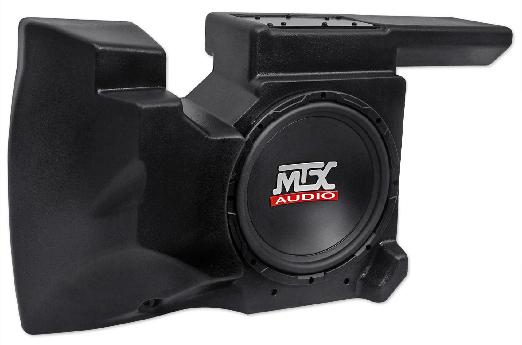 MTX RZRXP10 10" 500w Subwoofer+Enclosure+8" Tower Speakers for Polaris