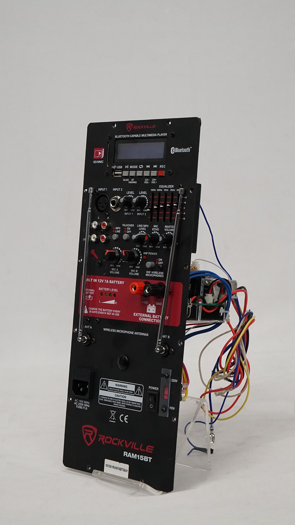 100 Watt RMS Rechargeable Battery Powered Speaker Amp Plate Module w Bluetooth 613815822066 eBay