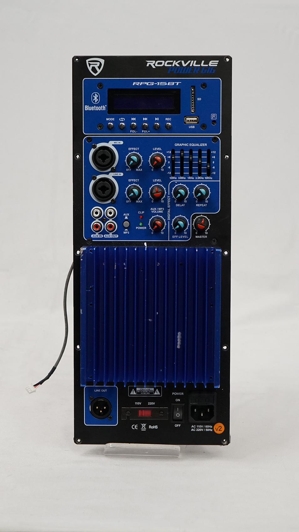 250 Watt RMS Pro Audio Powered Speaker Amplifier Plate Module with