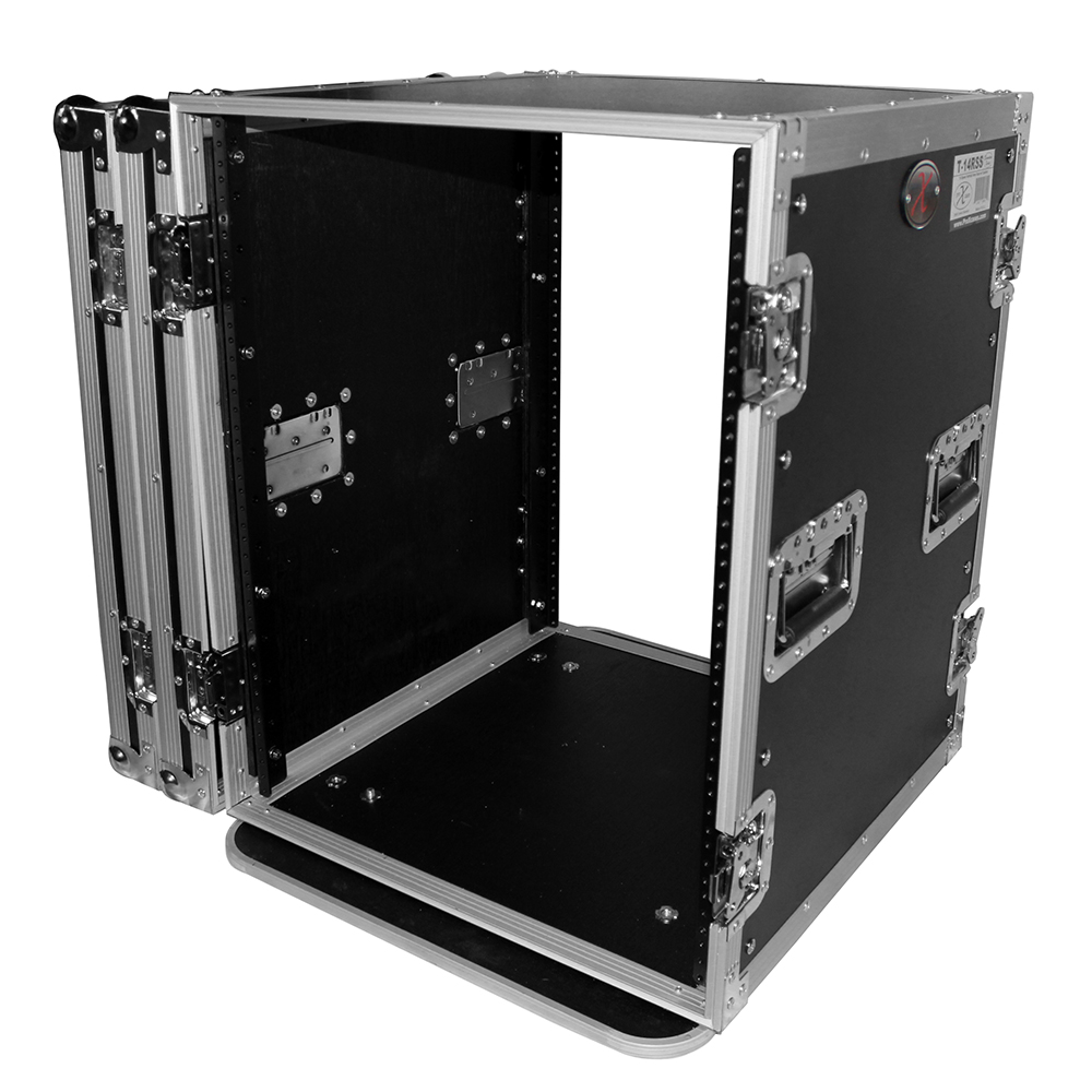 Pro X T 14RSS 14U Space DJ  Flight Rack  Case  With 4 Wheels  