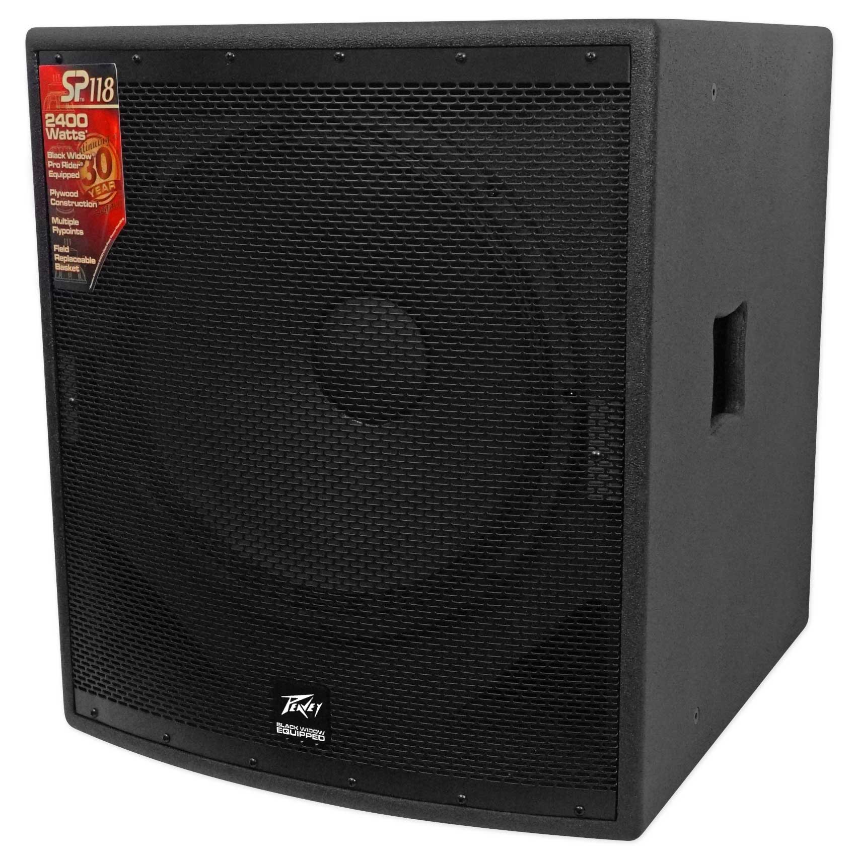 Peavey SP 118 18" 2400 Watt passiv Flieger Black Widow Subwoofer Sub
