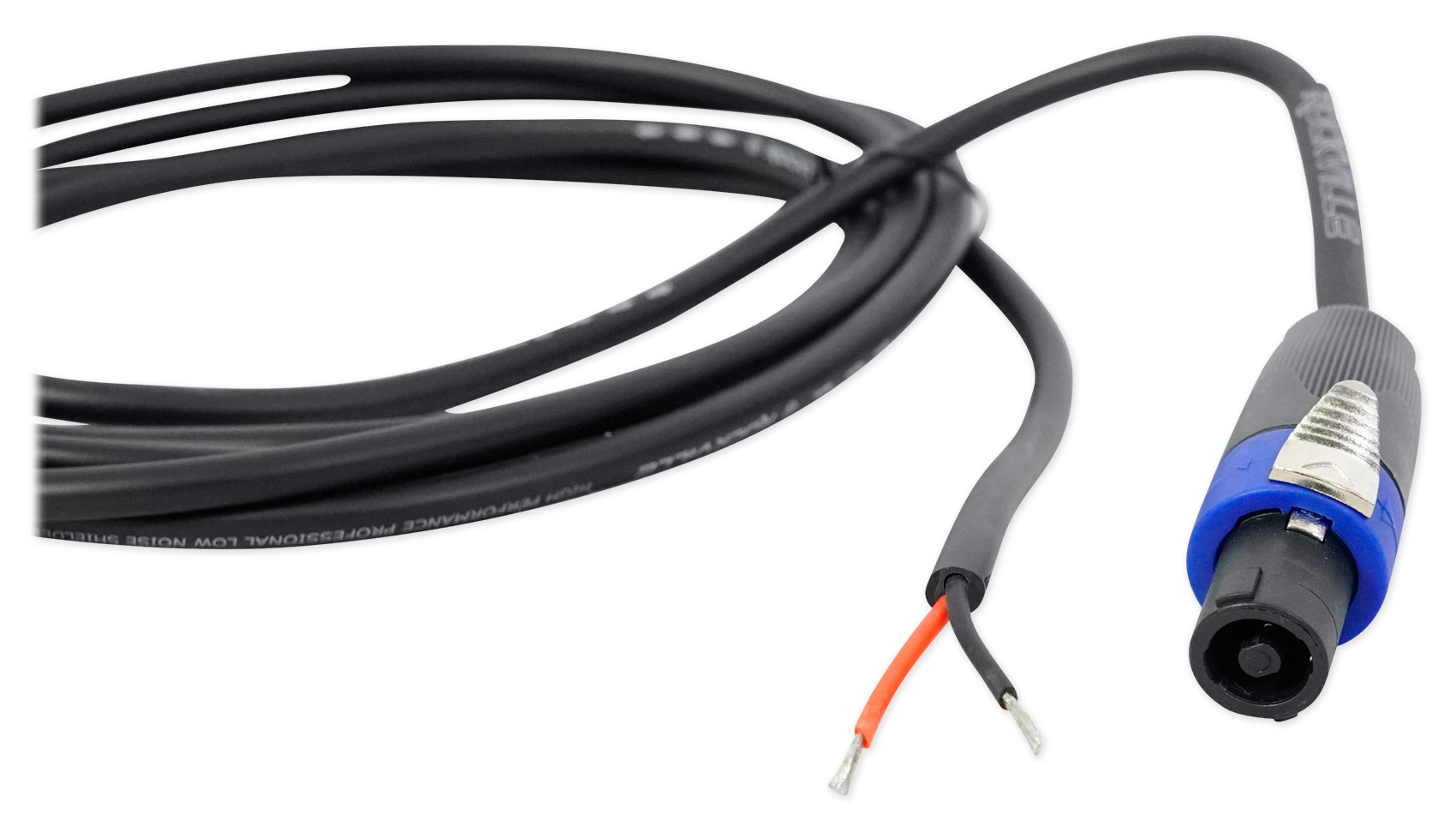 Rockville RHC10 10 Foot Speakon to Bare Wire Speaker Cable,16 Gauge,100