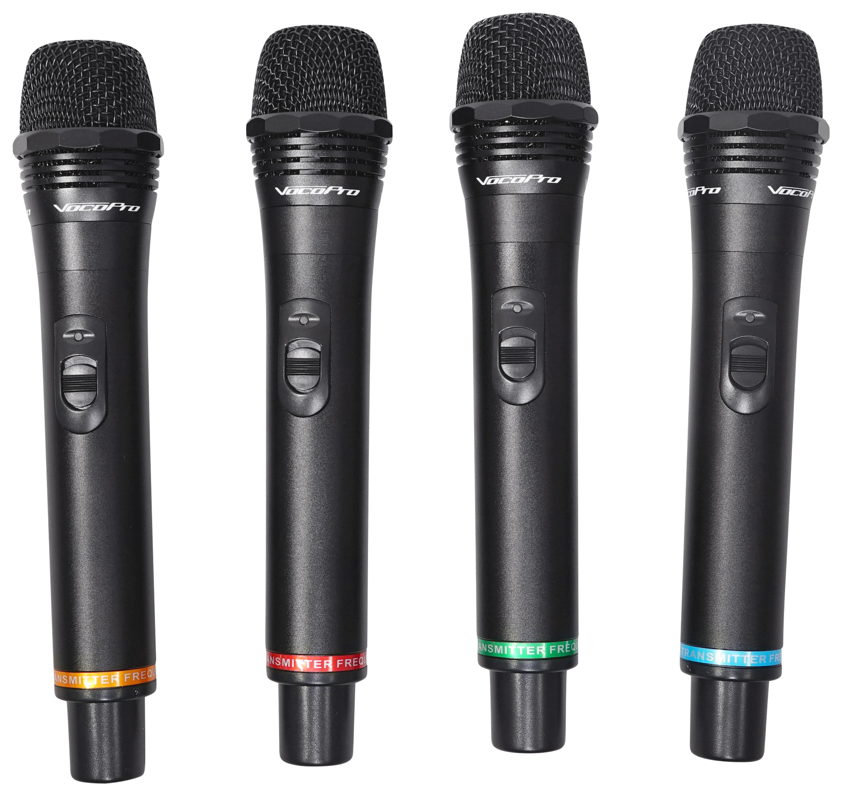 Vocopro UHF 5805 4 Rechargeable Wireless 4 Ch Handheld Microphone 
