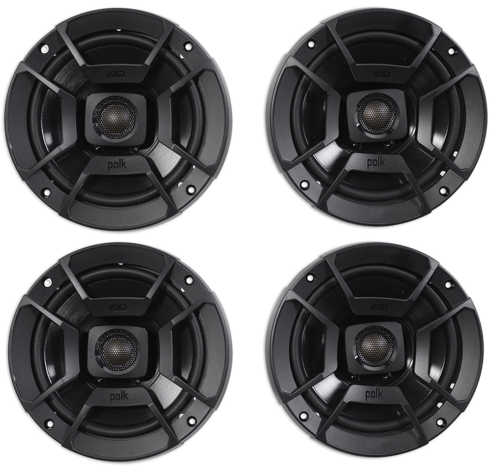 Kicker CS 6.5/" Front+Rear Factory Speaker Replacement For 2007-2011 Nissan Versa