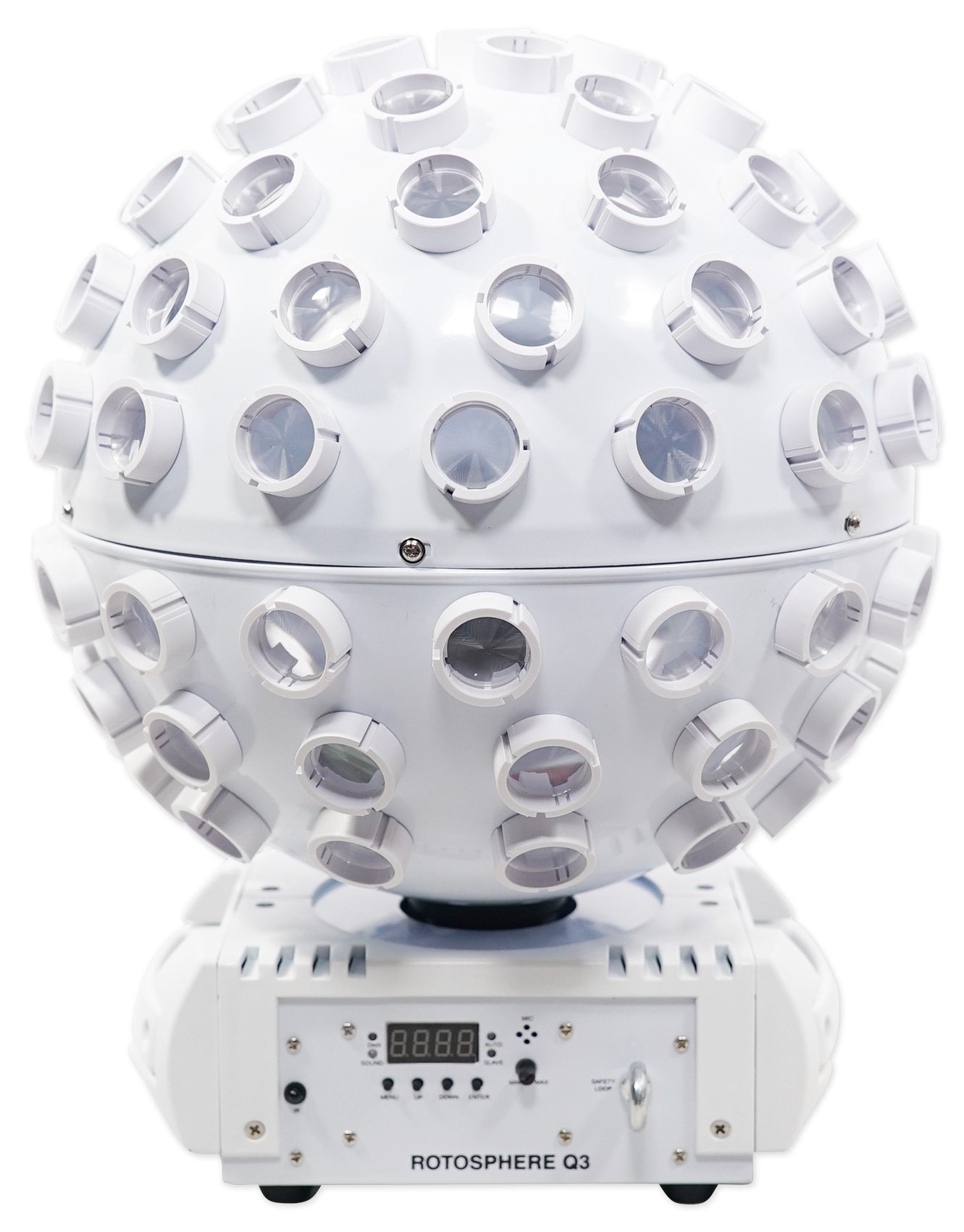 Chauvet DJ Rotosphere Q3 Mirror Ball LED Dance Floor Effect Party Light
