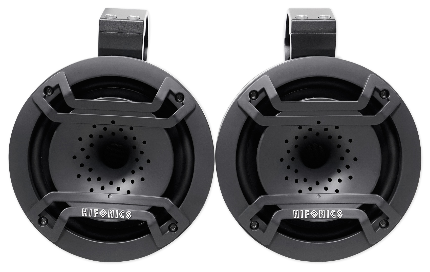 2) Hifonics TPSCXSP65 6.5" 300w Wakeboard Tower LED Horn Speakers 4