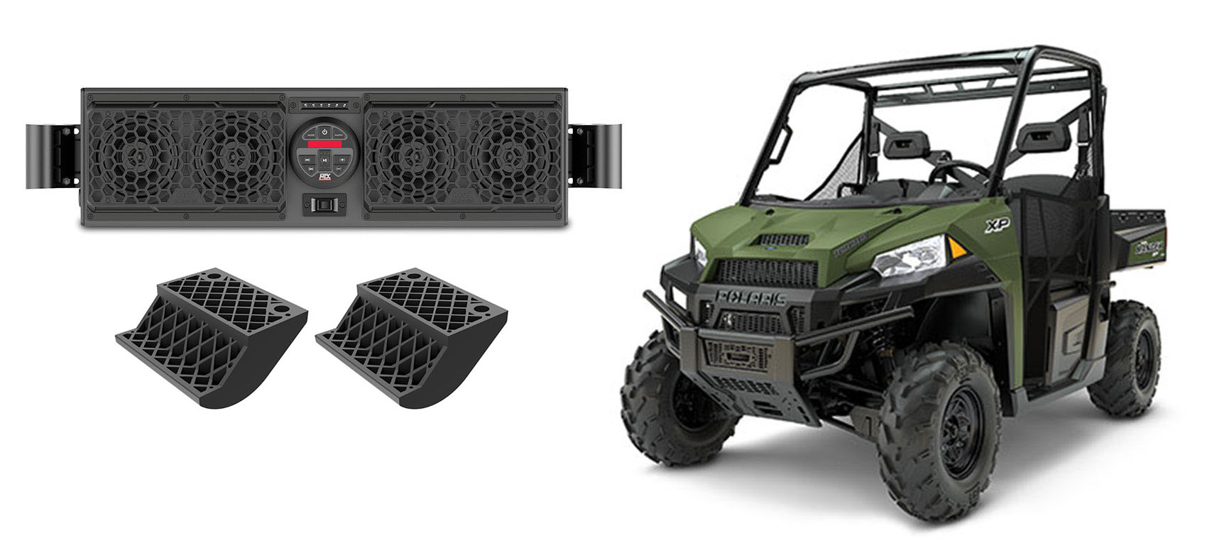 polaris ranger bluetooth speaker