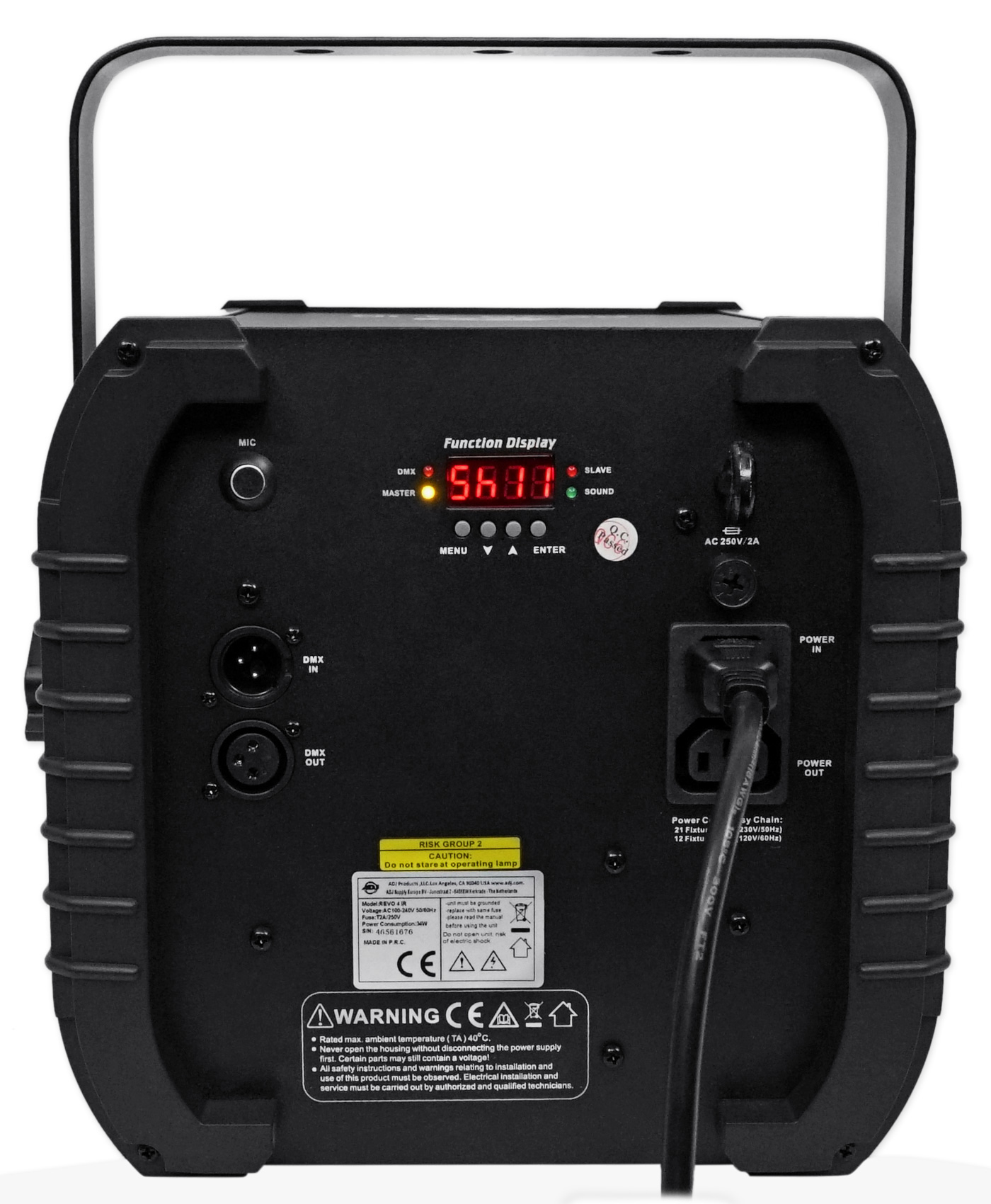 American DJ ADJ REVO 4 IR RGBW LED DMX DJ/Club Light Moonflower Effect