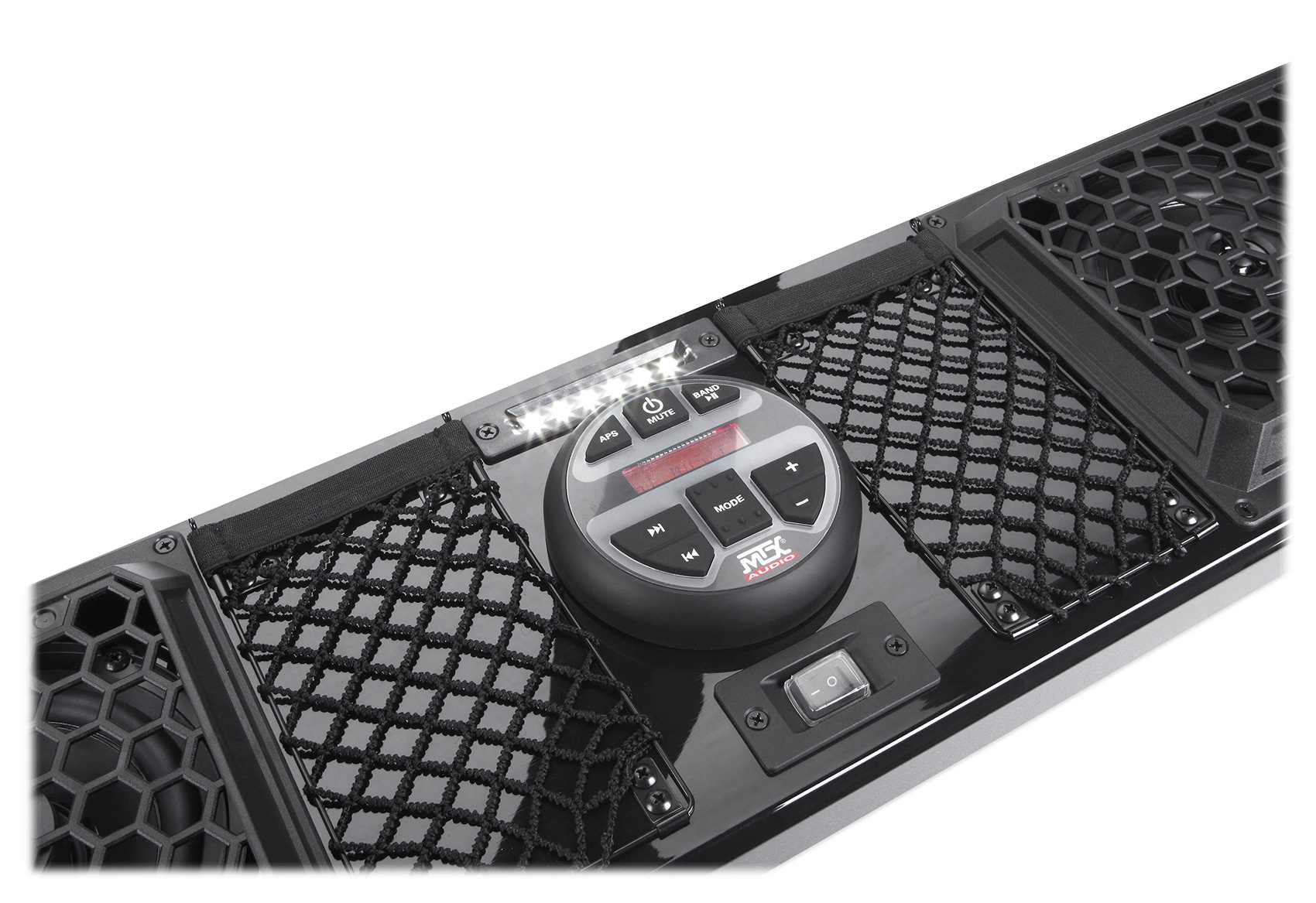 CanAm Defender 4Speaker Marine Soundbar System w/Bluetooth For