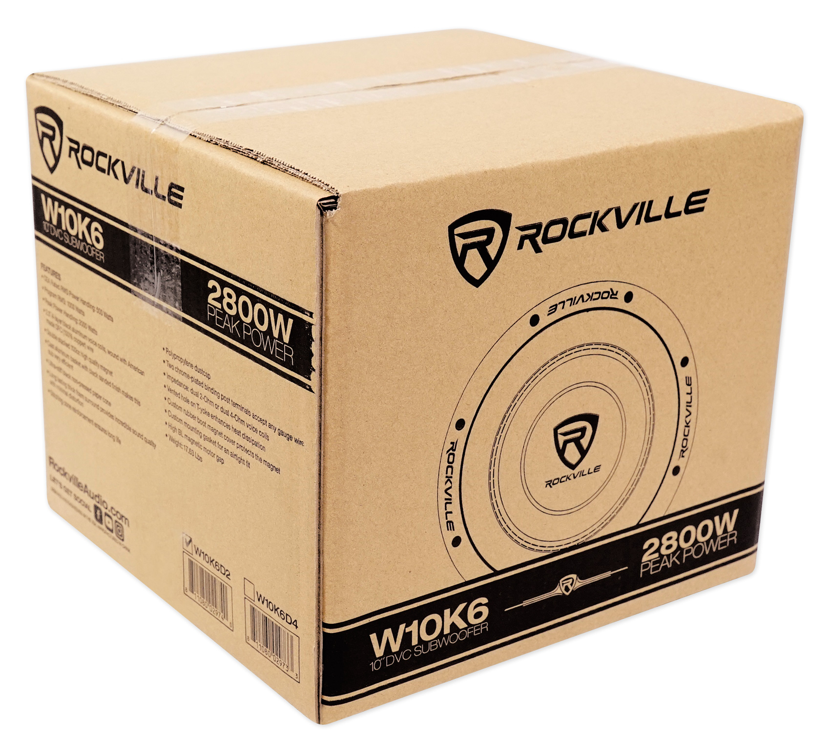 2) Rockville W10K6D2 V2 10