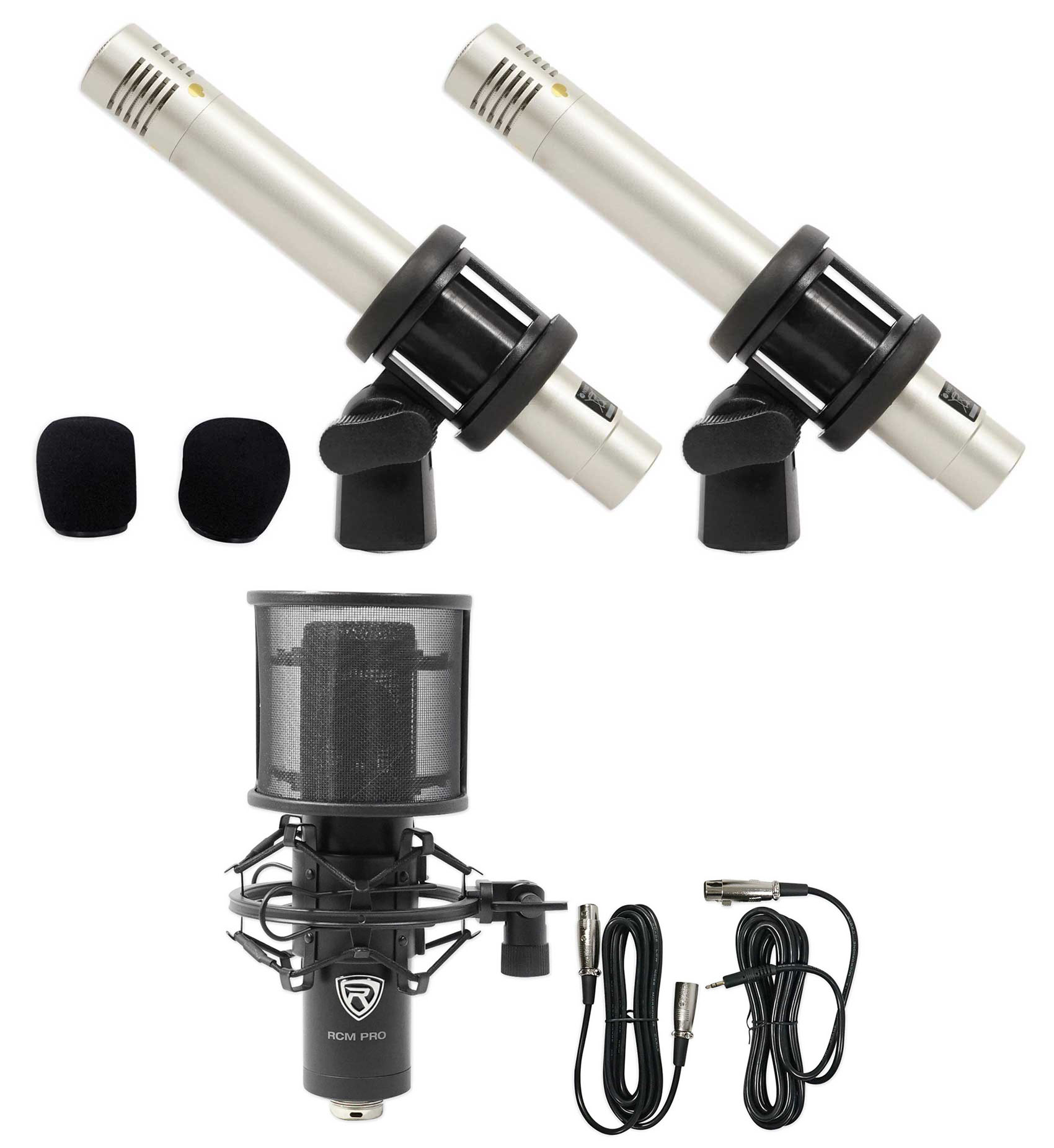 Samson C02 Pair Pencil Condenser Studio Recording Microphoness