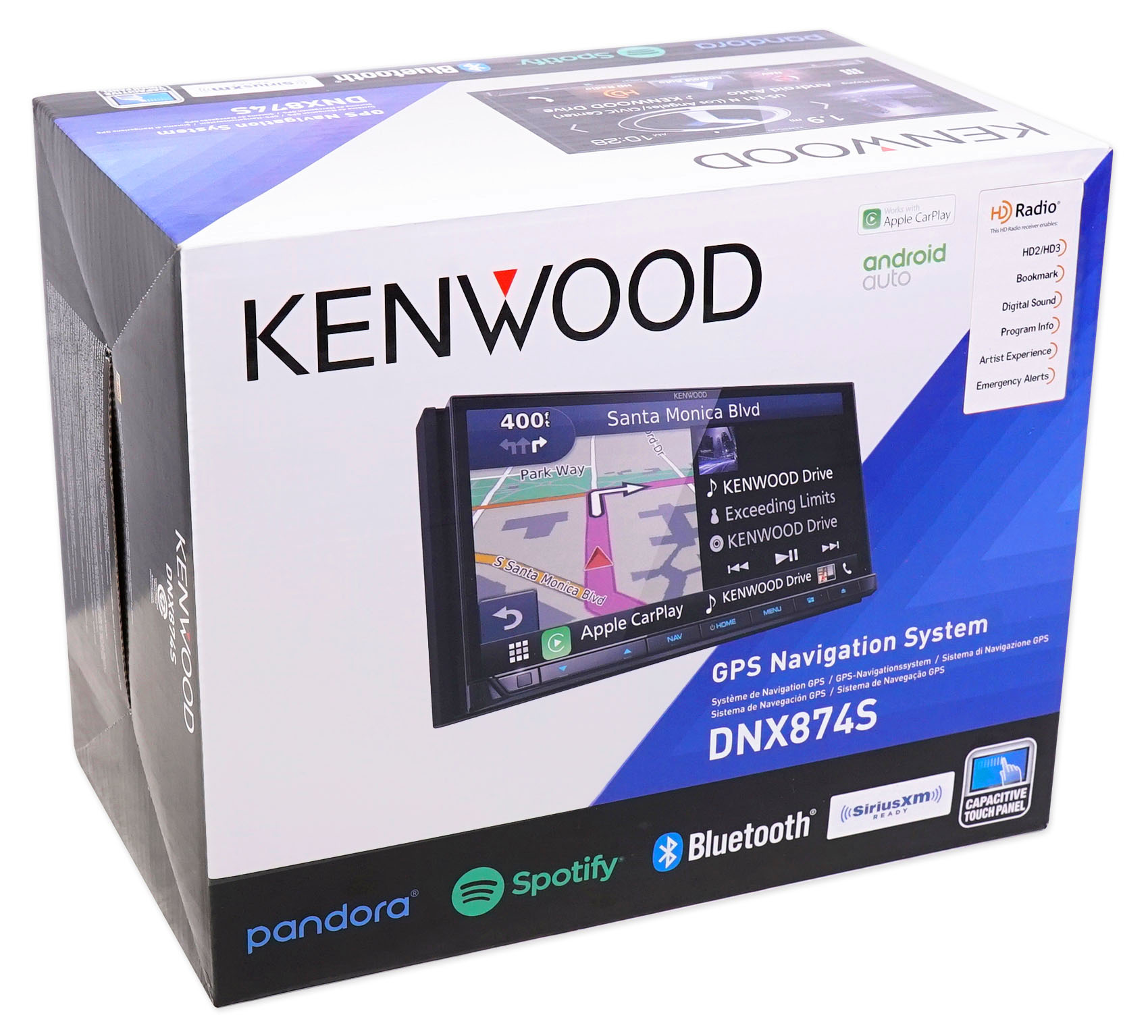 Kenwood DNX874S 6.95" Navigation GPS DVD Bluetooth Receiver Car Play