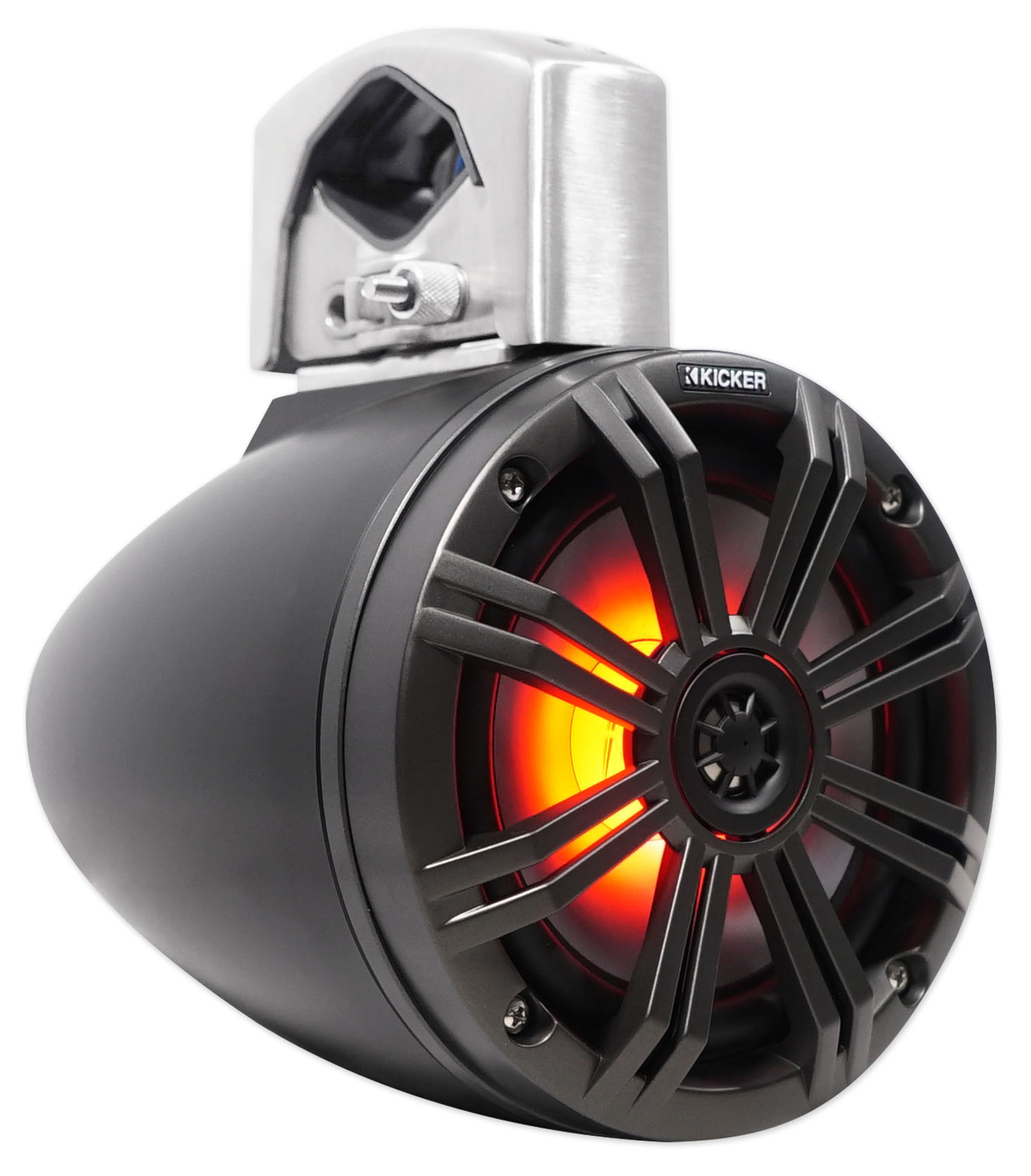 Pair KICKER 45KMTC65 6.5" 390w Marine Wakeboard Tower Speakers w/LED's KMTC65 eBay