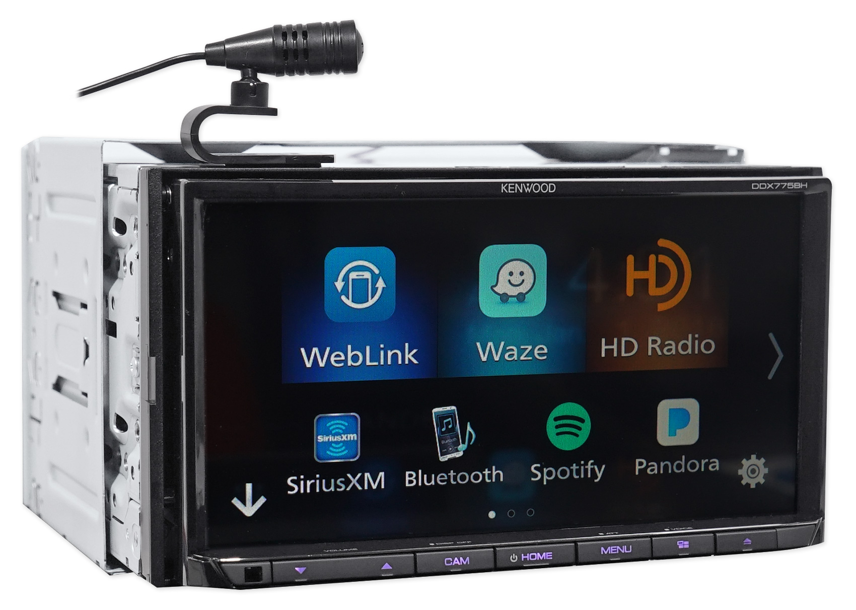 Kenwood DDX775BH 6.95" Car DVD Bluetooth Receiver w/USB/Sirius XM