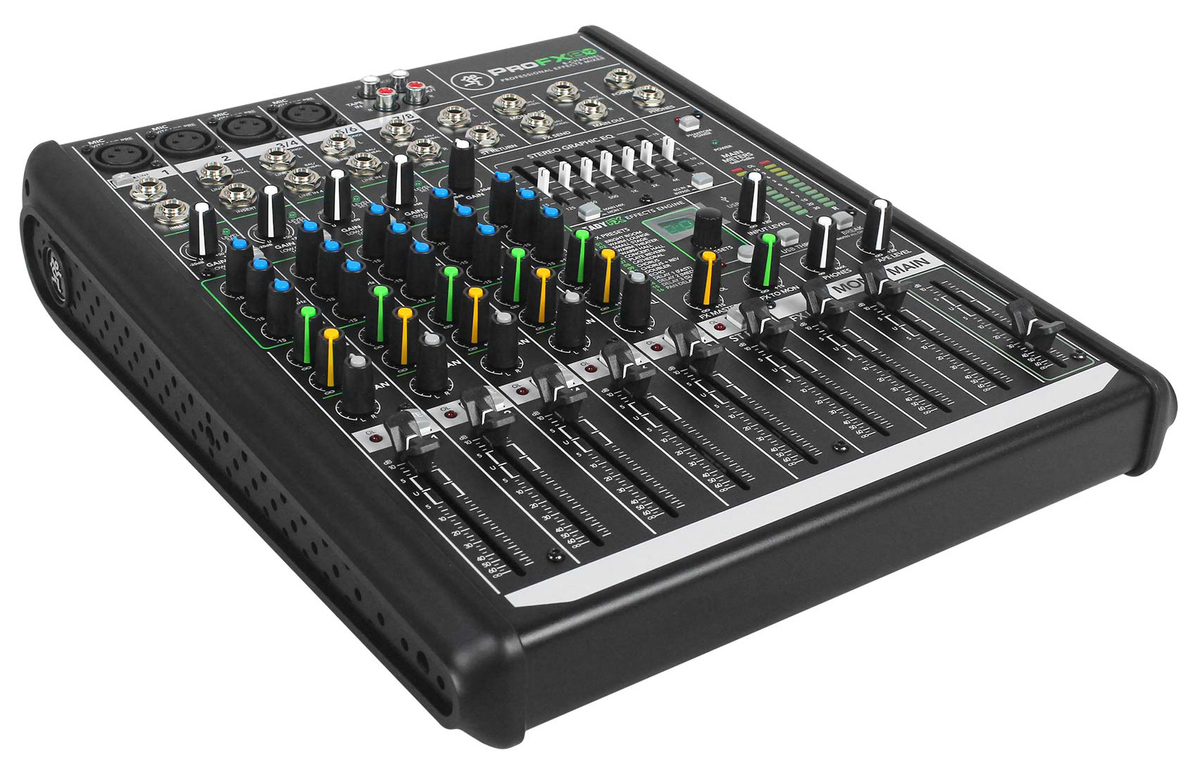 Mackie PROFX8v2 Pro 8 Channel Compact Mixer w Effects and USB