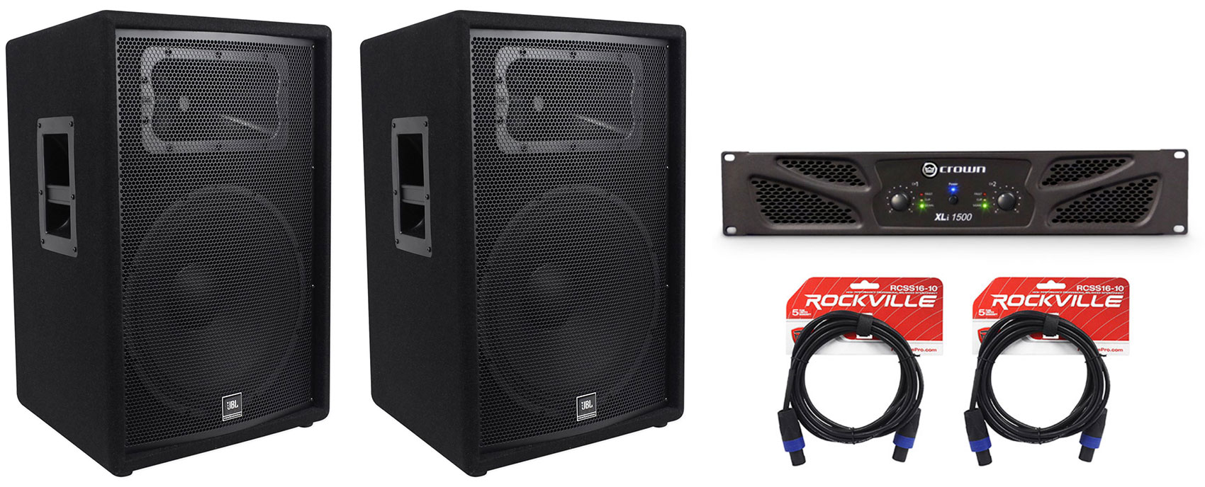 2) JBL Pro JRX215 15