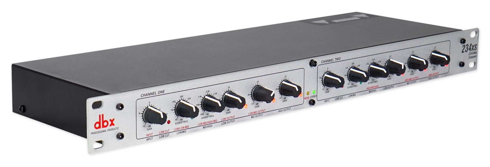 DBX 234XS Rack Mount Stereo 2/3/4-Way Crossover Sound
