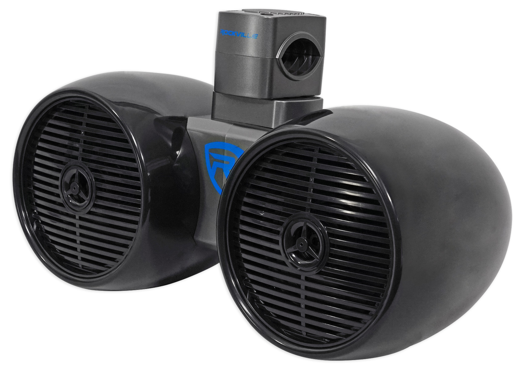 Rockville Dwb65b Dual 6 5 Black 600 Watt Marine Wakeboard Tower Speaker System 811080027838 Ebay