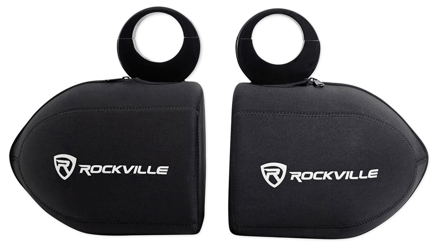 Pair Rockville RWBC80 Neoprene Covers For 8" Marine Wakeboard Tower