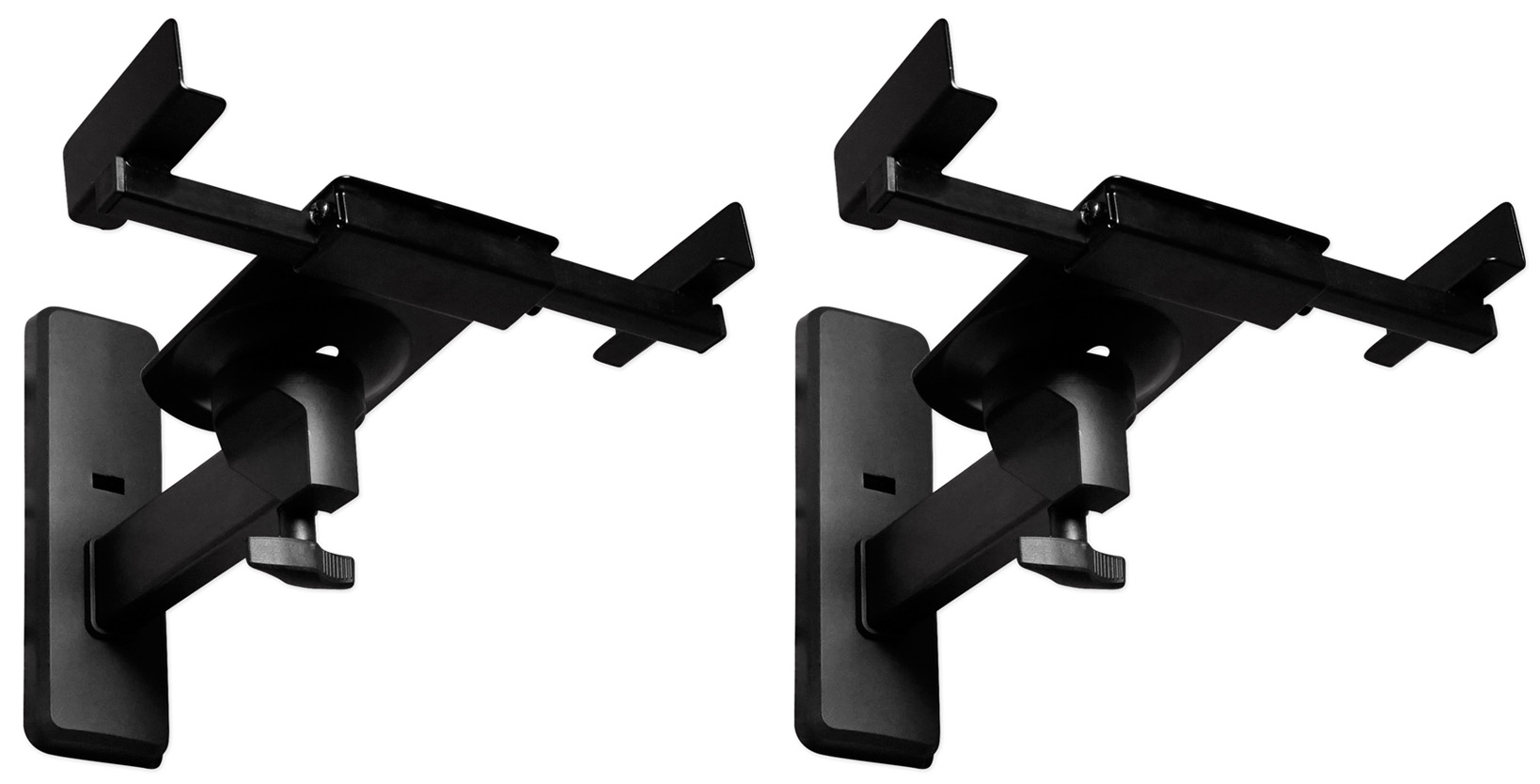 Pair Wall Mount Swivel Brackets For Klipsch R15PM Bookshelf Speakers