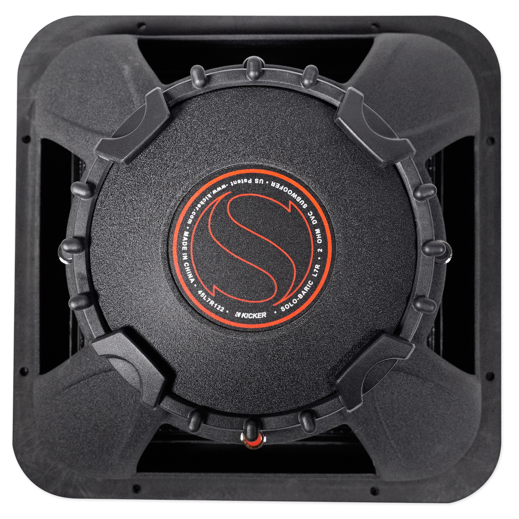 KICKER 45L7R122 12" 1200 Watt L7R Subwoofer, Solo-Baric+Vented Sub Box