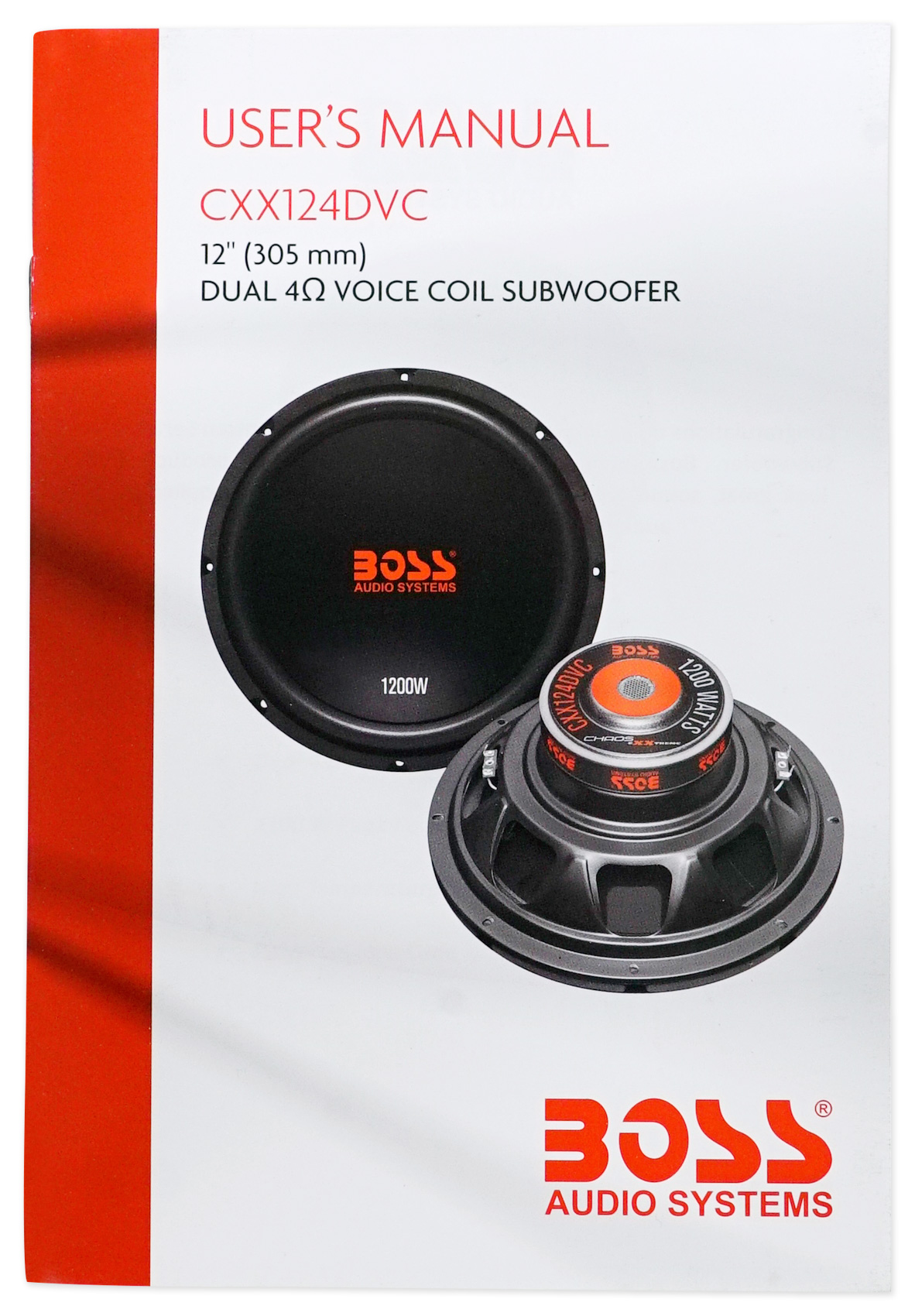 (2) Boss Audio CXX124DVC 12" 2400 Watt Car Stereo Subwoofers Dual4 Ohm