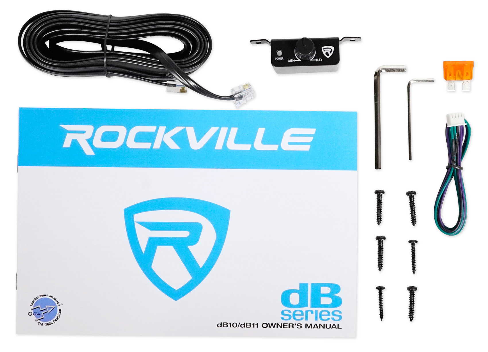 Rockville dB11 700 W RMS Mono Classe D 2-Ohm Voiture Amplificateur