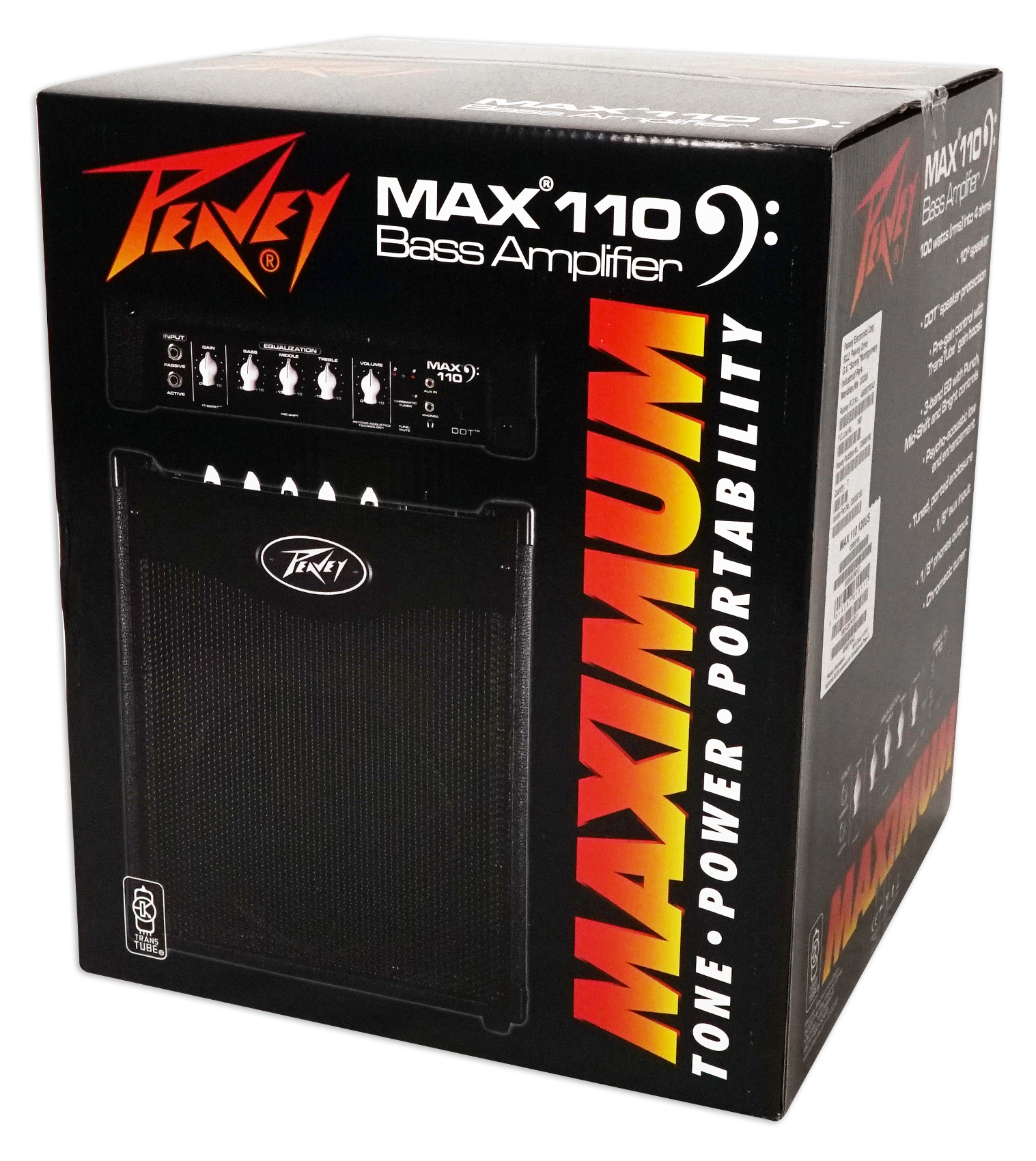 Peavey Max 110 100 Watt Electric Bass Guitar Amplifier Combo Amp w/ 10