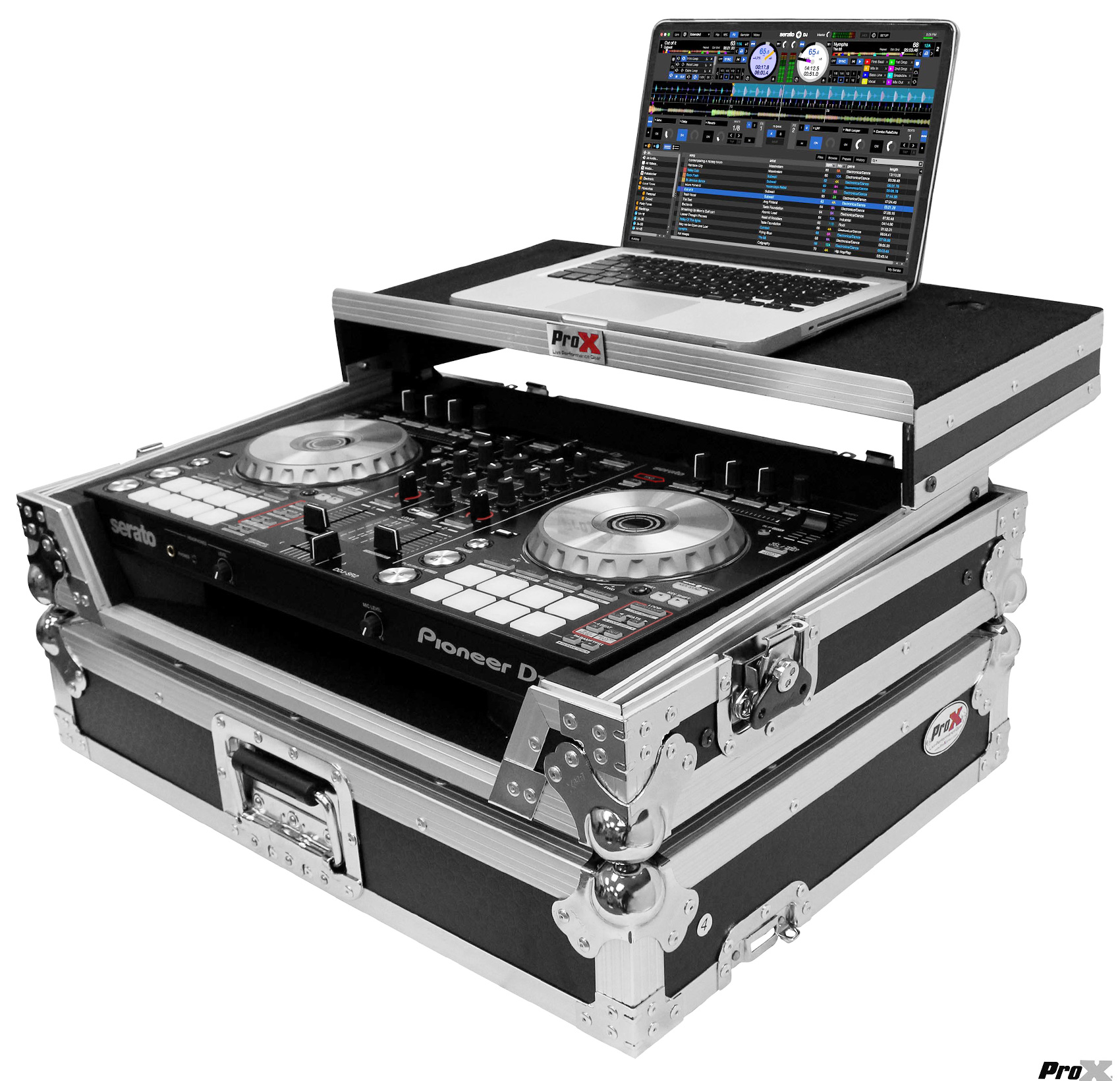 ProX XS-DDJSR2LT-LED Case For Pioneer DDJ-SR2/Hercules