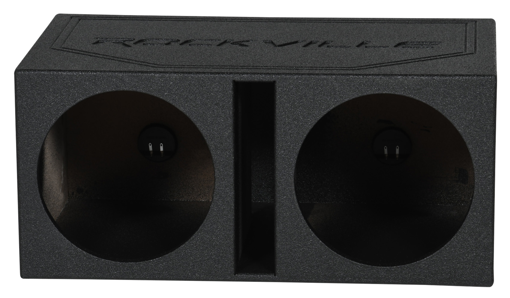 Rockville RDVB12 Dual 12/" 1.75 cu.ft MDF Vented//Ported Subwoofer Enclosure Box