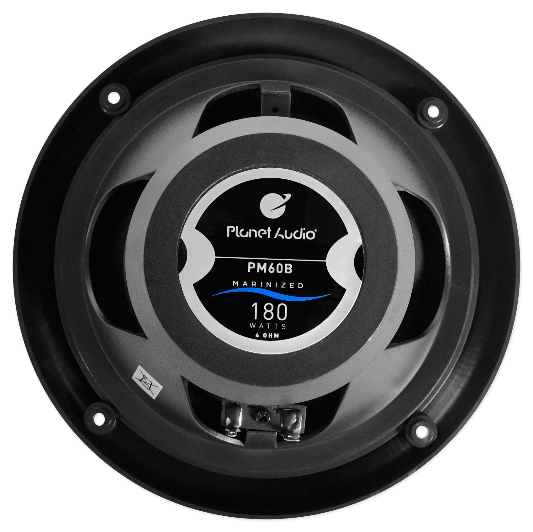 2) Audio PM60B 6.5" 180 Watt Marine Speakers For Polaris RZR/ATV