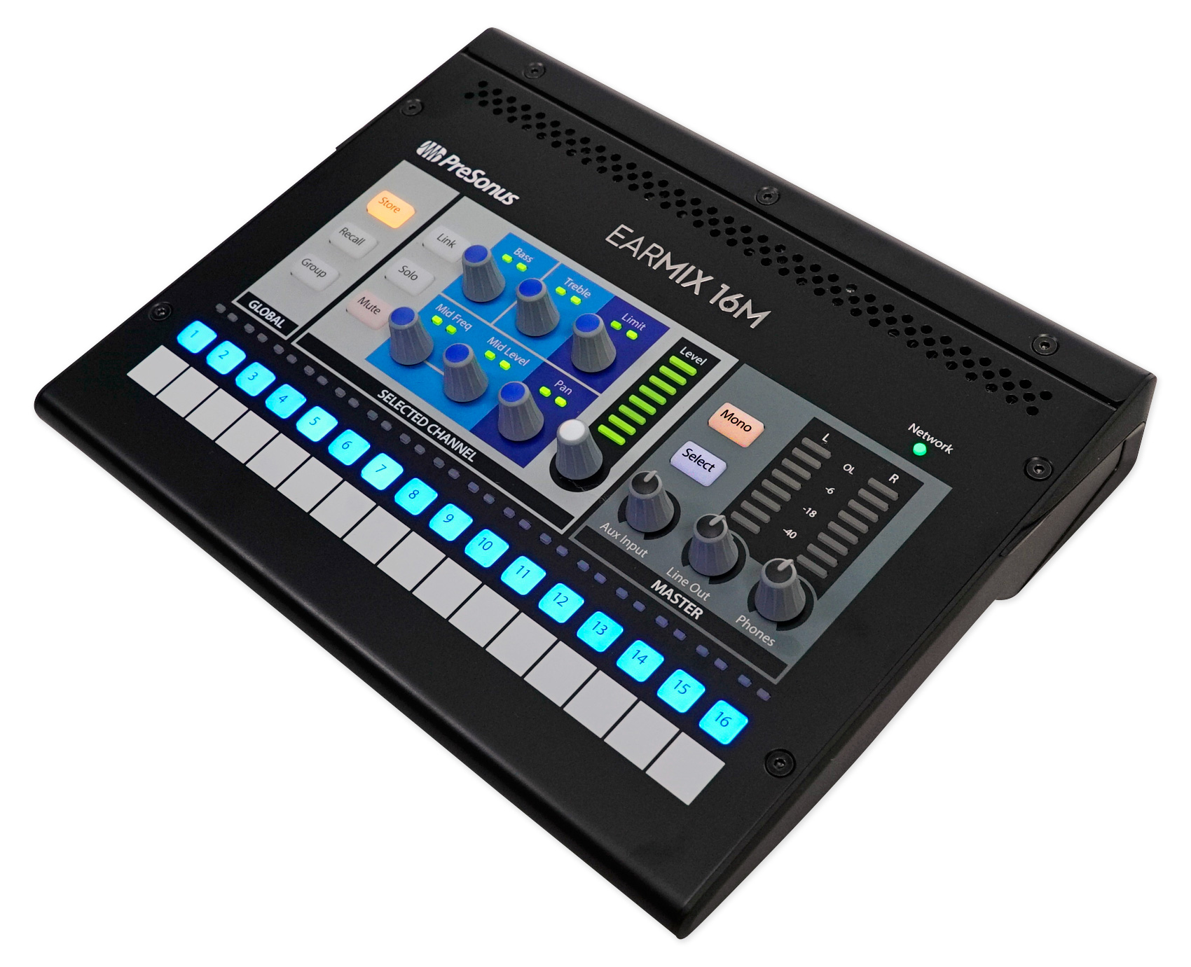 PRESONUS EarMix 16M 16x2 16Channel AVB Personal InEar Monitor