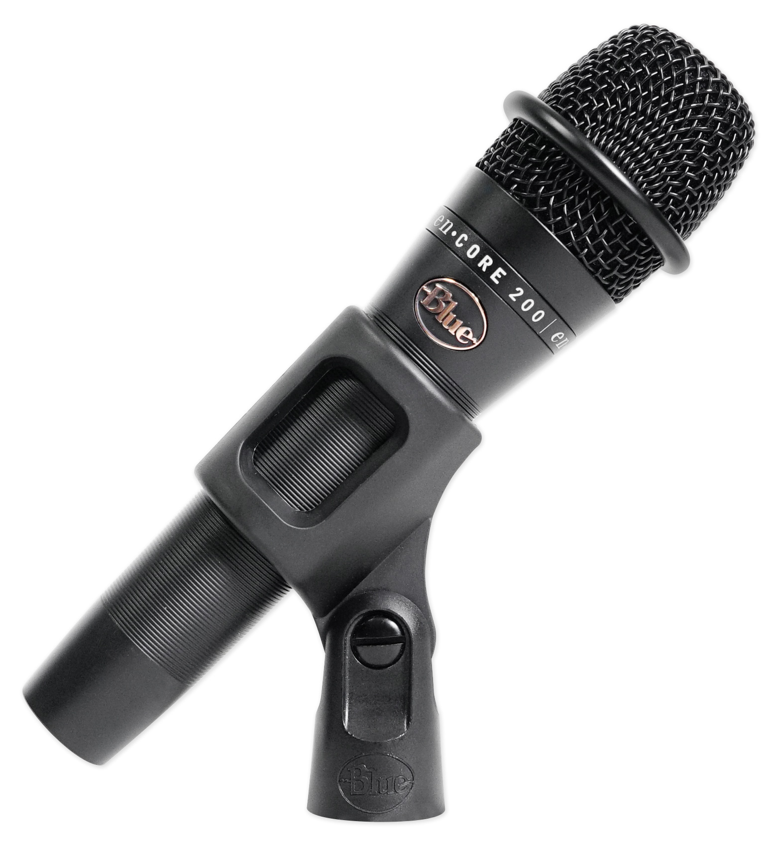 Blue Encore 200 Black Phantom Powered Dynamic Handheld Vocal Microphone