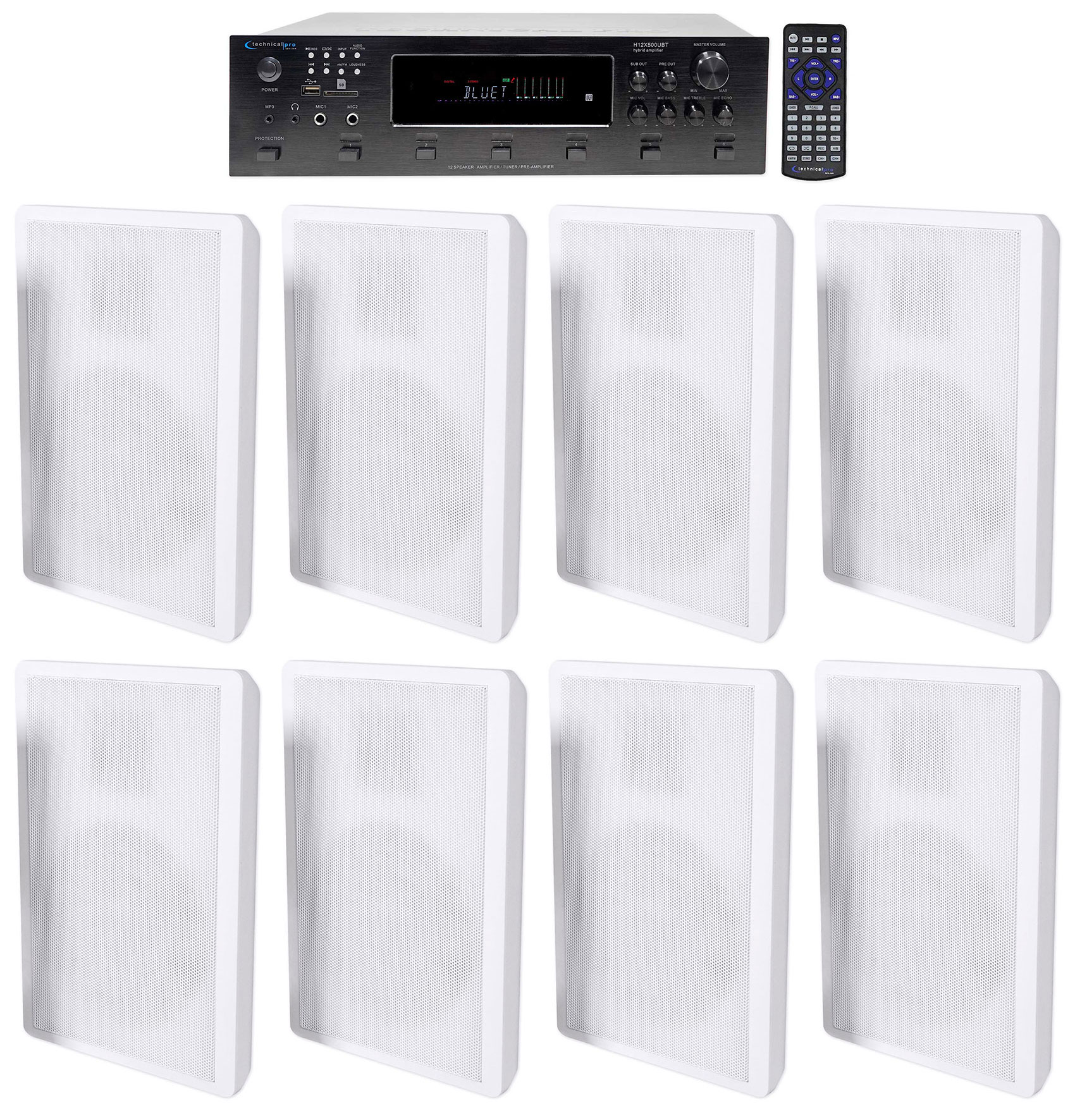 Bookshelf Speakers Technical Pro 1600W Bluetooth Home Theater