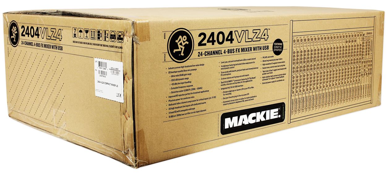Mackie 2404VLZ4 24-channel Soundboard Mixing Console Mixer