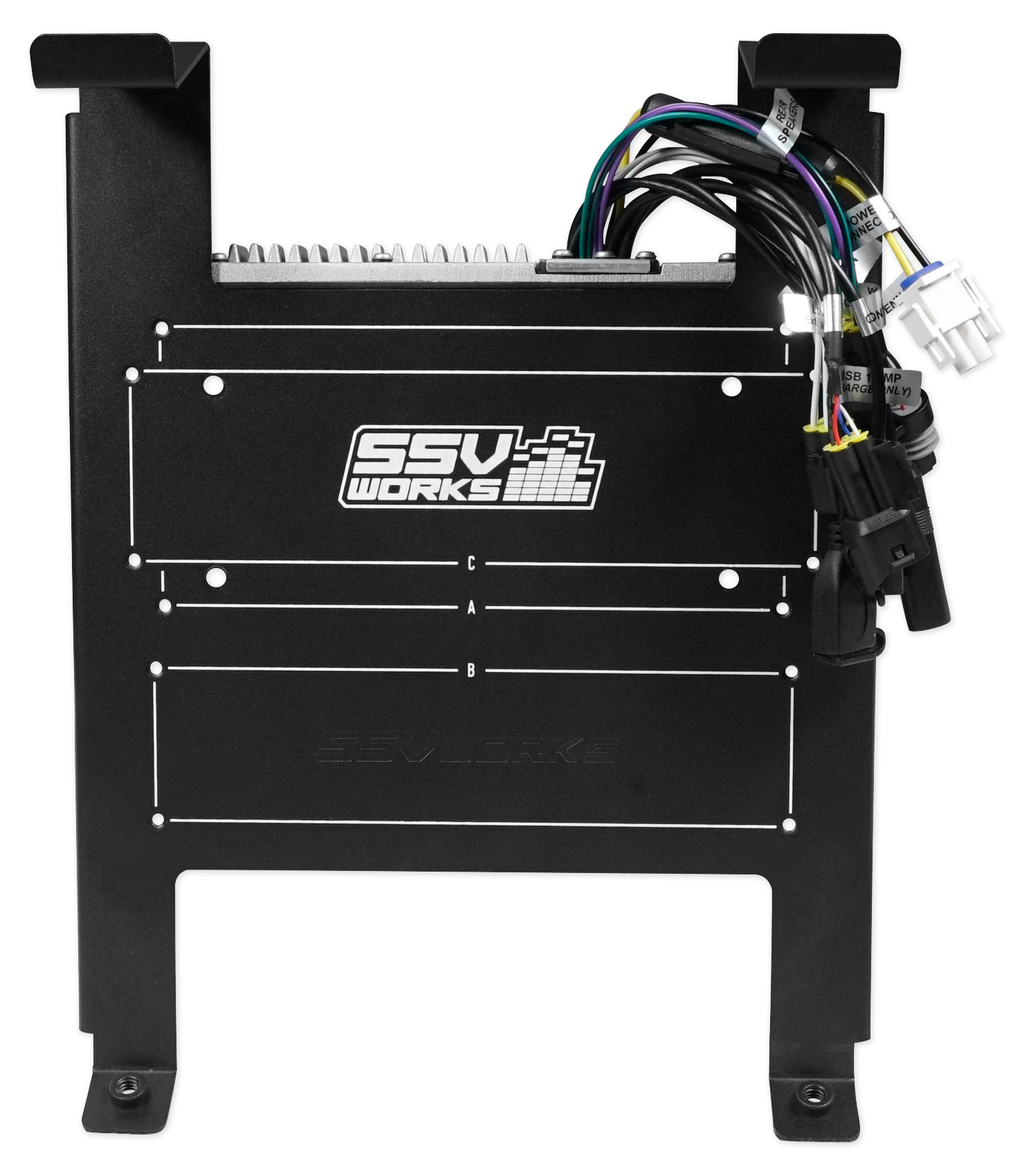 2018 Polaris Ranger XP1000 Bluetooth Receiver+(2) 6.5" Speakers+Kick