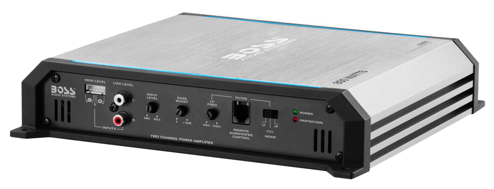 Boss Elite BA800 800 Watt 2-Channel Amplifier Class A/B Car Audio Amp ...