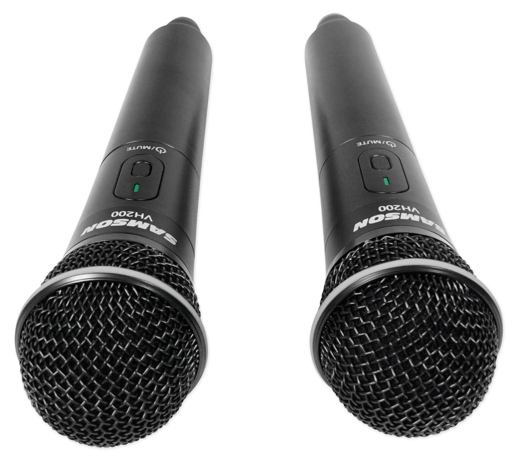 SAMSON Dual VHF Handheld Wireless Microphones A Band For Church Sound