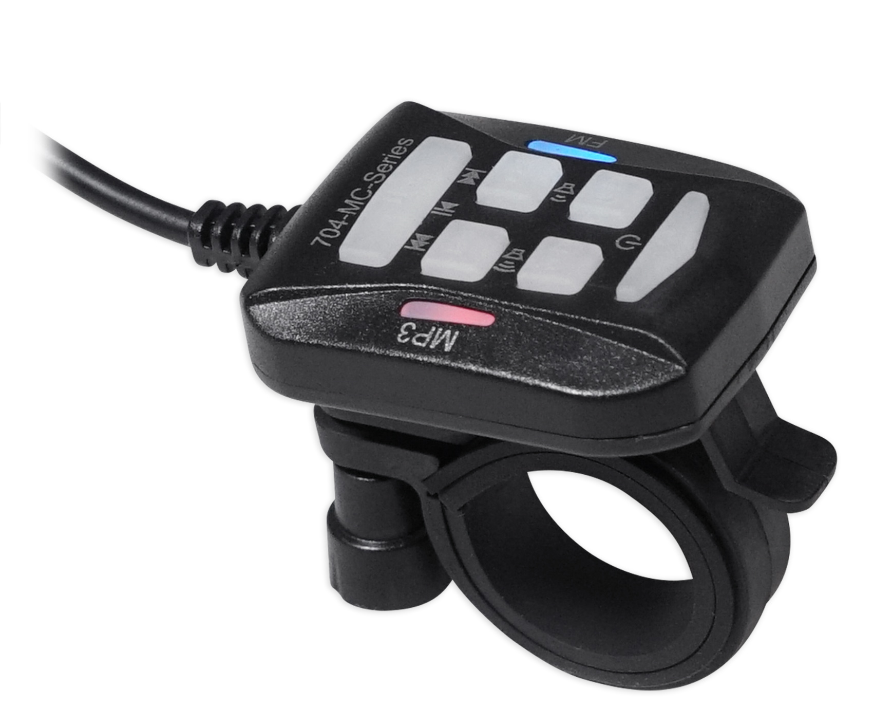 Rockville Bluetooth ATV Audio System w// 3 Handlebar Speakers For Honda TRX250X