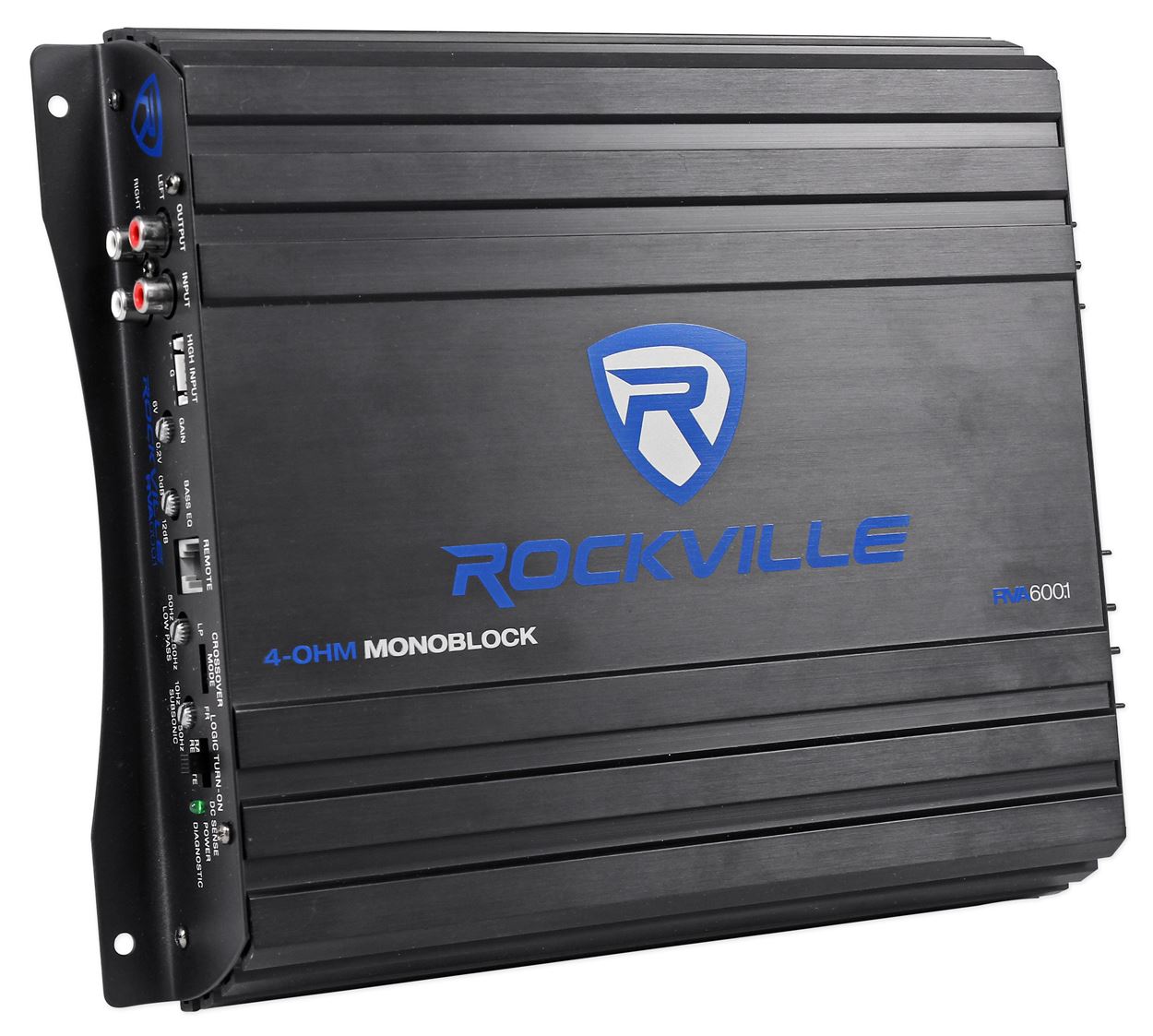 Rockville RV12.2A 1200w Dual 12" Car Subwoofer Enclosure+Mono Amplifier