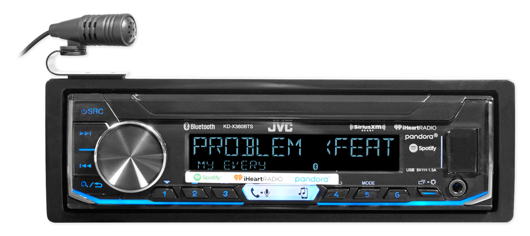 JVC Digital Media Bluetooth Receiver USB/iPhone/SiriusXM For 98-02 Honda Accord