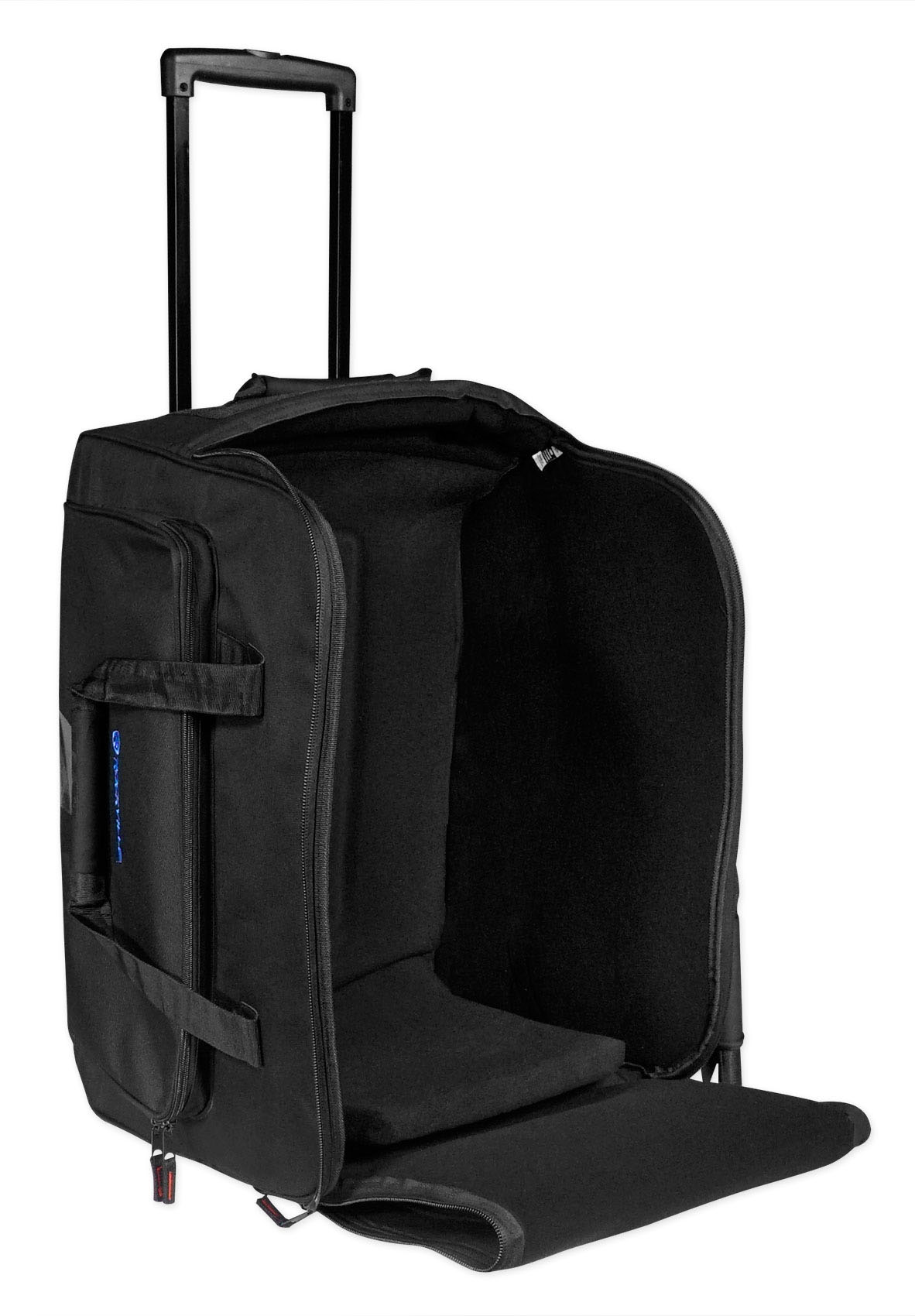 Rockville Rolling Travel Case Speaker Bag w/Handle+Wheels For QSC K12.2