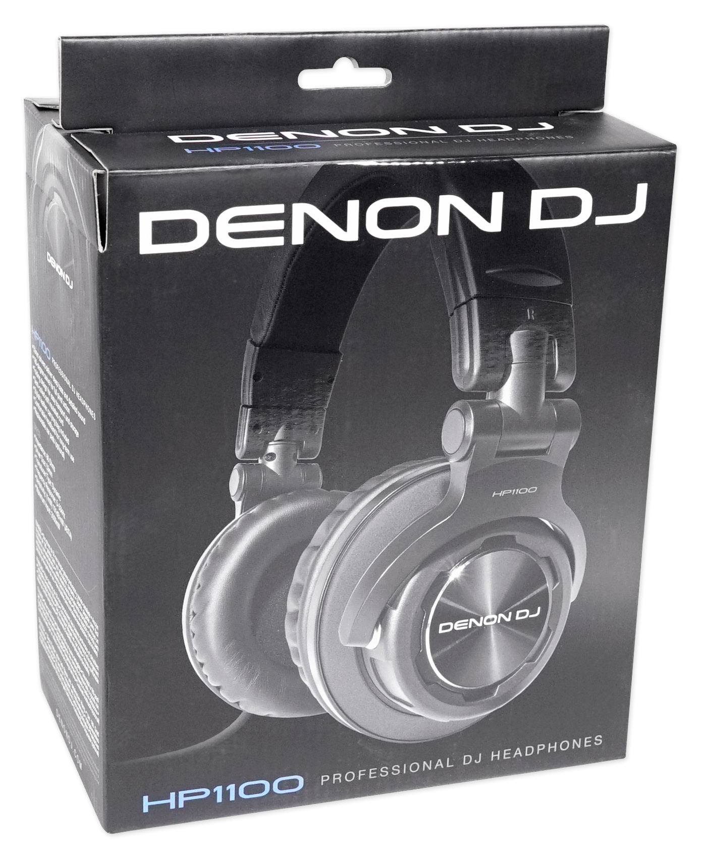 DENON HP1100 Pro Swivel DJ Headphones, 53mm Drivers, 36 Ohm, DualPivot