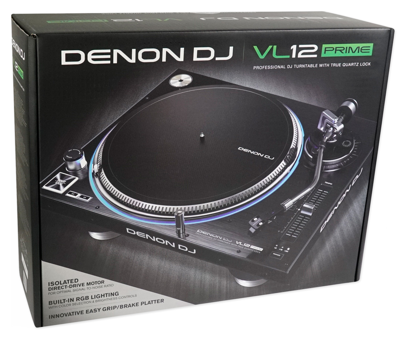 DENON VL12 Prime DirectDrive DJ Turntable, True Quartz Lock+Builtin RGB lights eBay