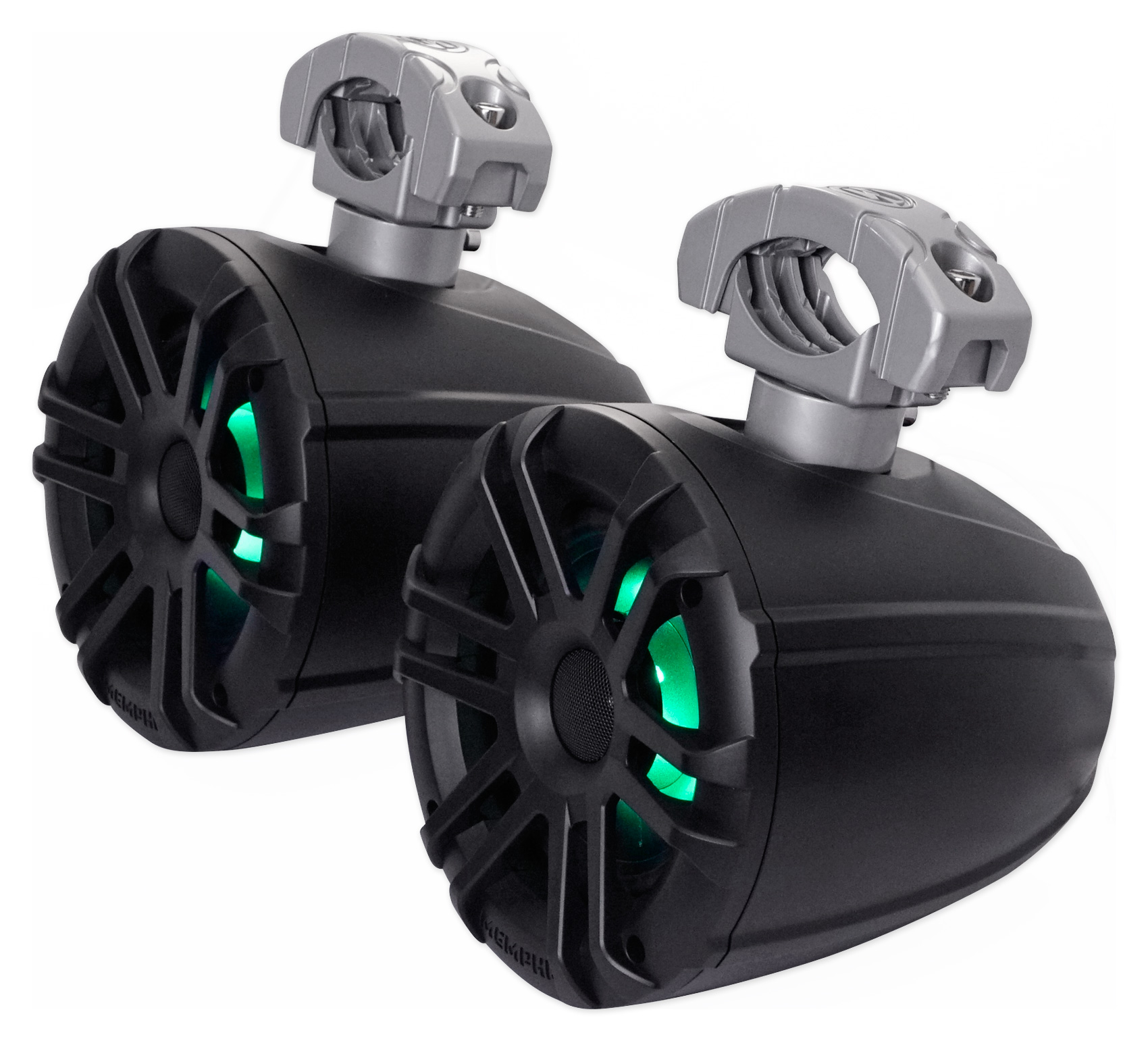 (2) Memphis Audio MXA60TB 6.5" 150w Marine Boat Wakeboard Tower