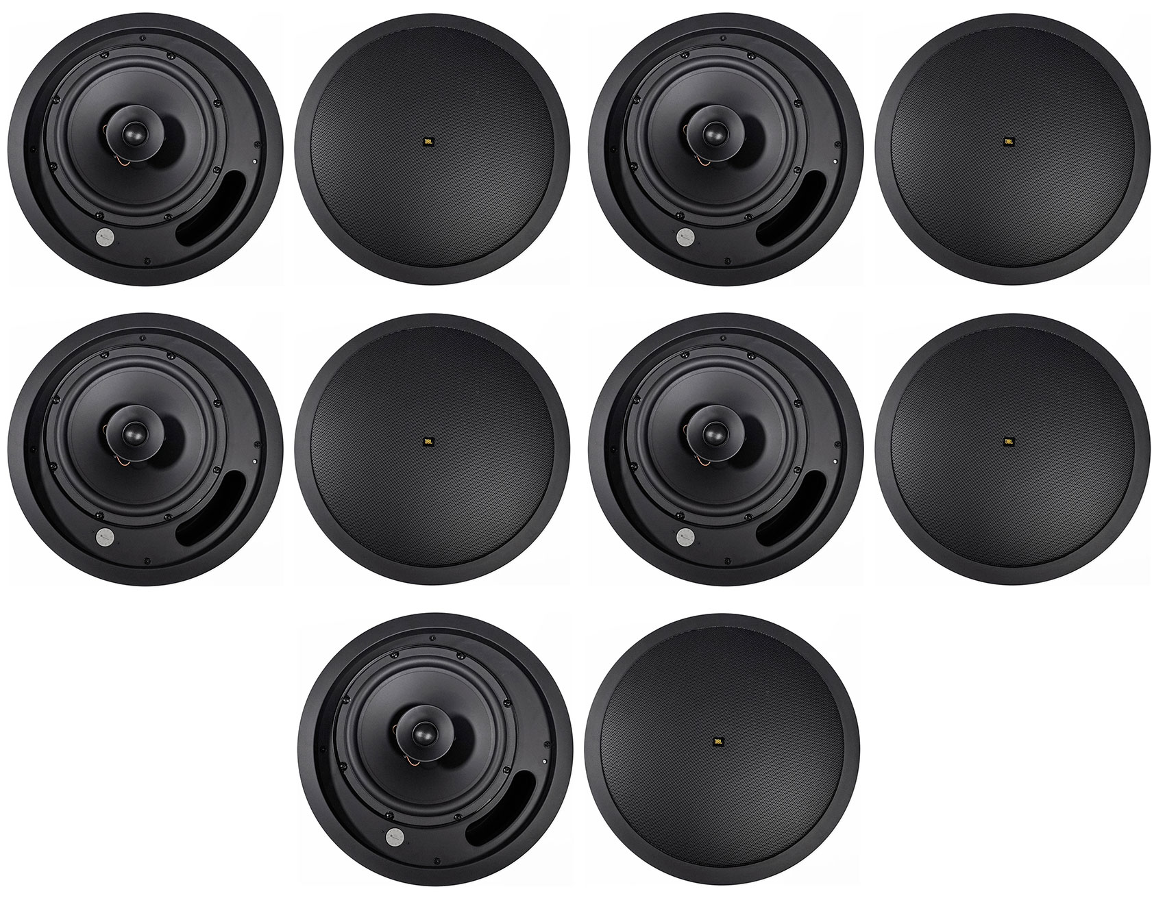 10 Jbl Control 18c T Bk 8 70v Commercial Black Ceiling Speakers