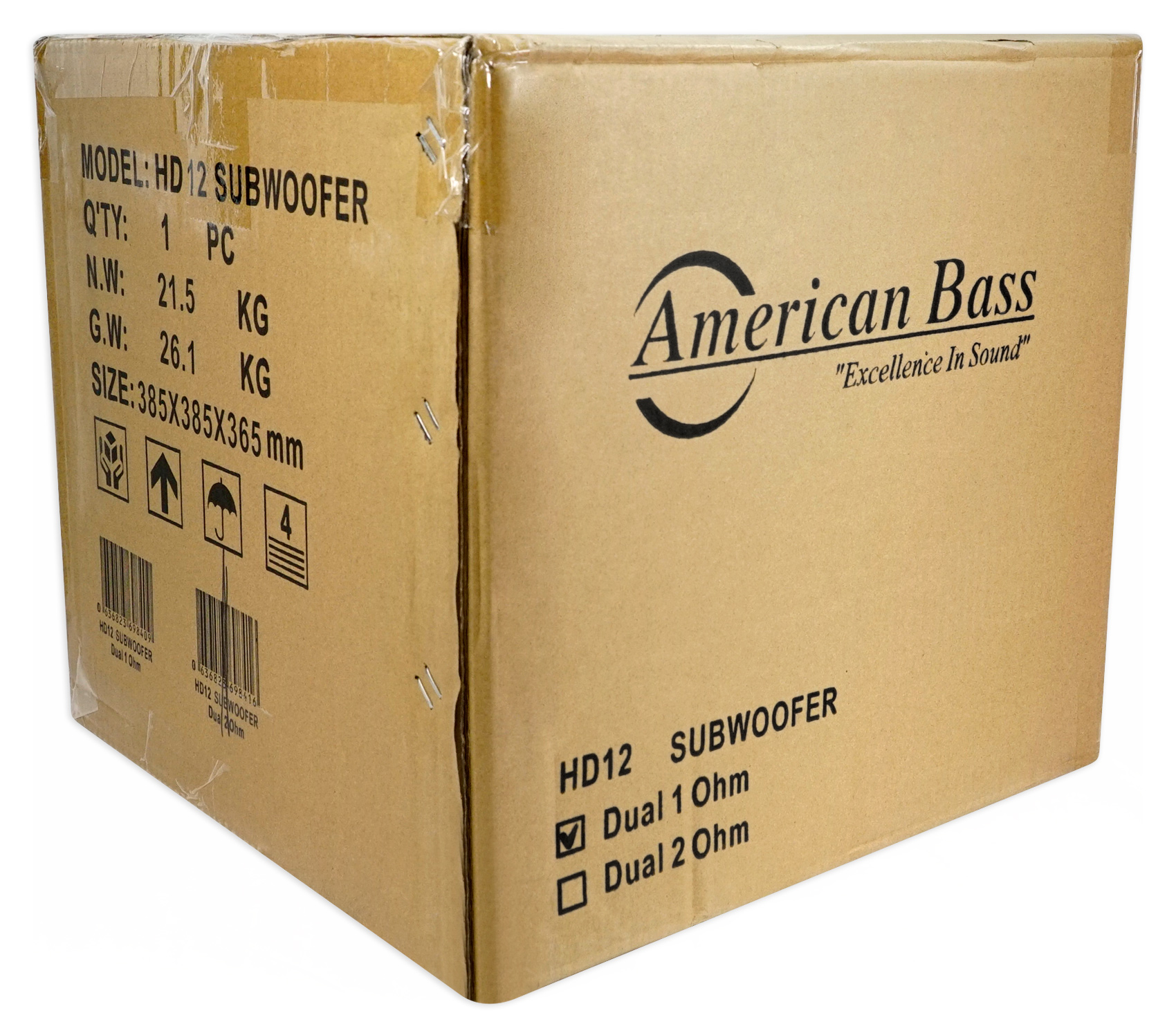 american bass hd12d1