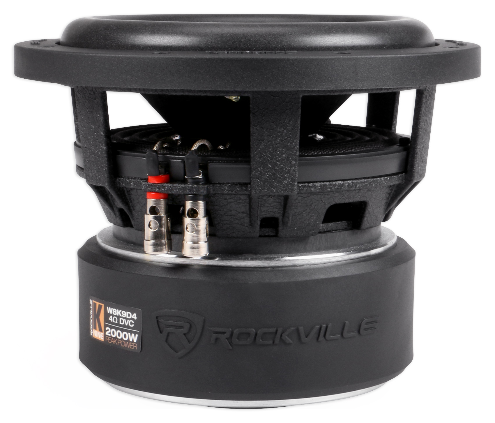 Rockville w8k9d4 8" Zoll 2000w Auto Audio Subwoofer Dual 4ohm Sub CEA