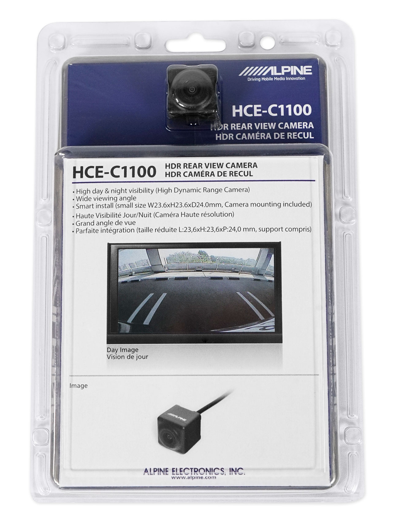 ALPINE HCEC1100 Rear View Backup HDR Car Camera w/Direct/Universal