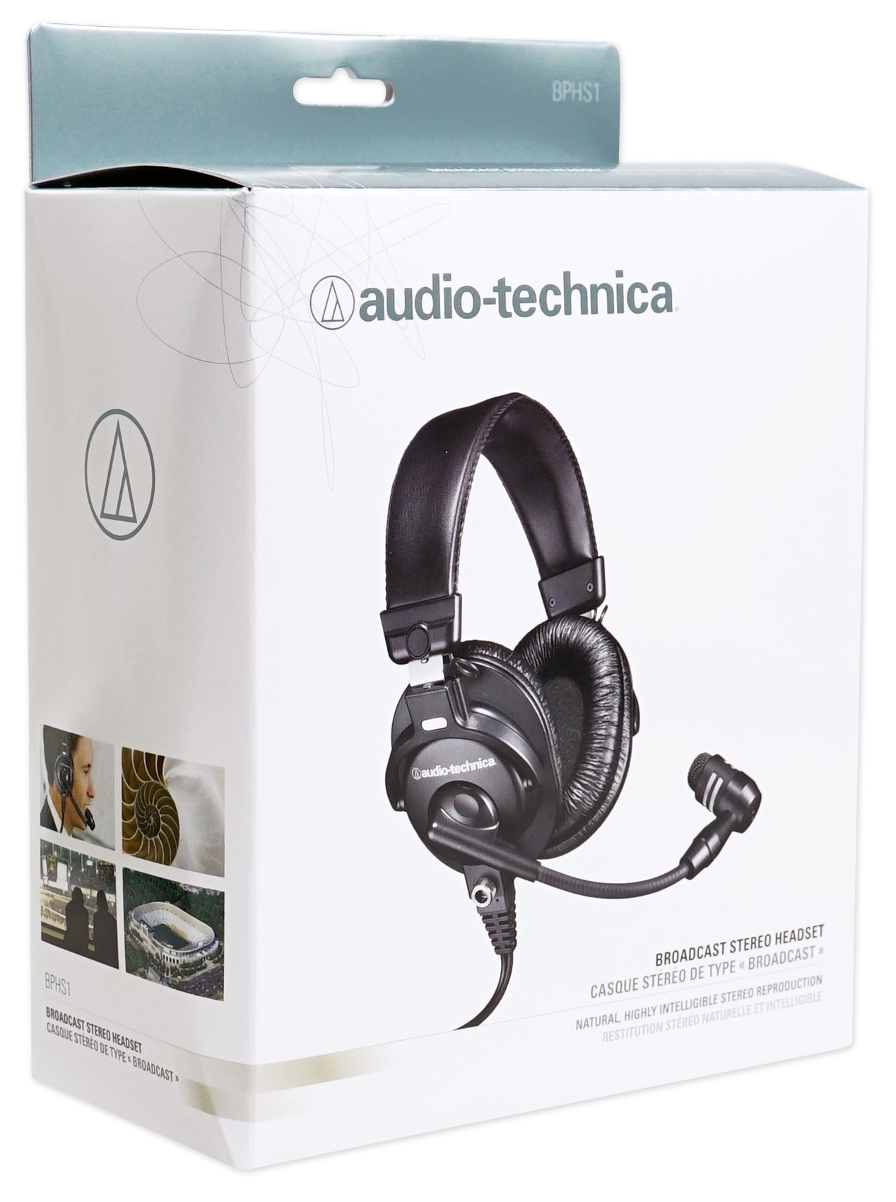 Audio Technica BPHS1 OverEar Broadcast Stereo Headphones Headset w